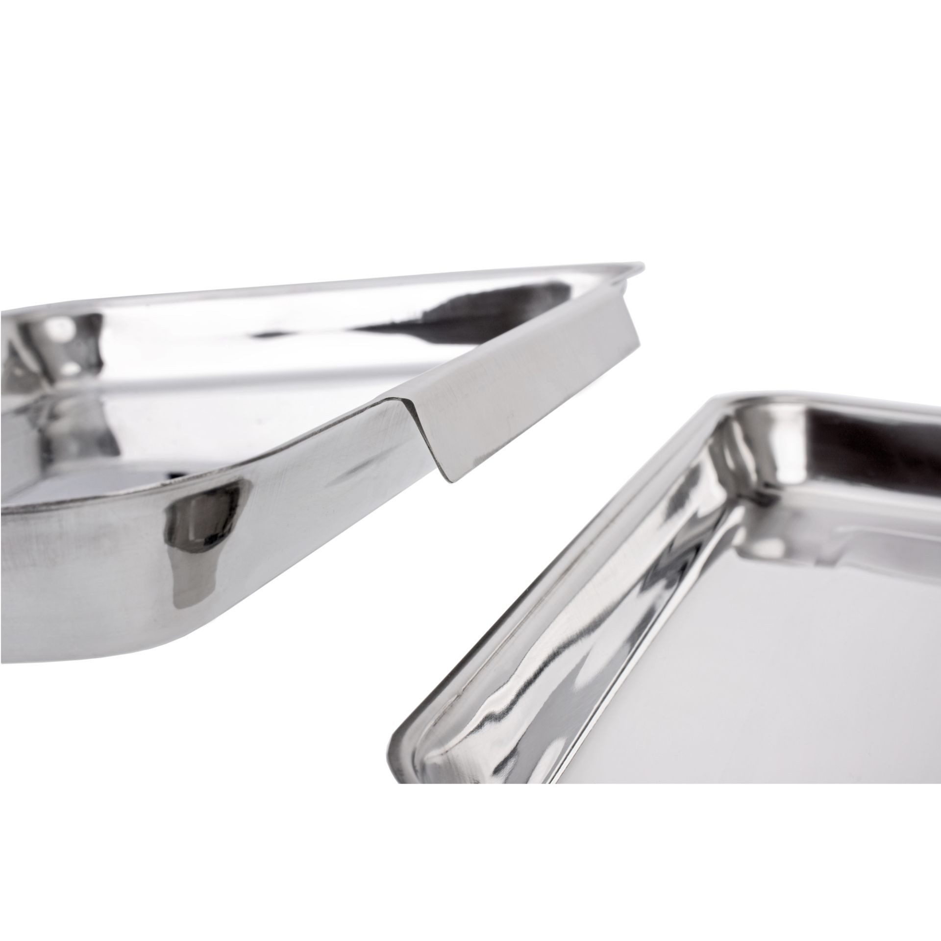 GRÄWE Panierschale, Edelstahl, GRÄWE Panierset, Edelstahl, 4-teilig., groß