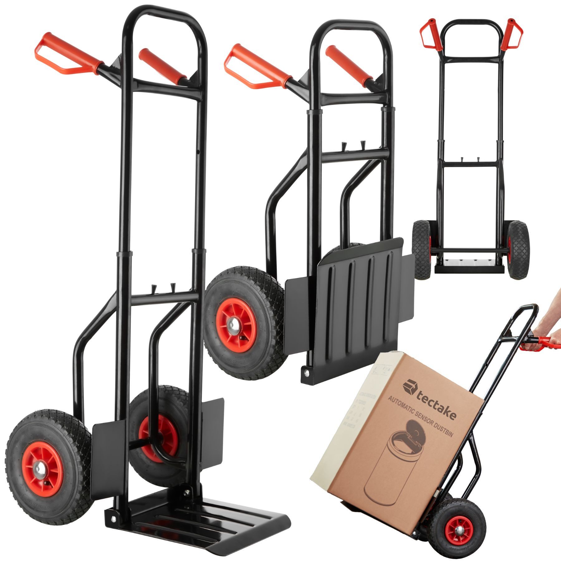 tectake Sackkarre Transportkarre bis 100kg, mit