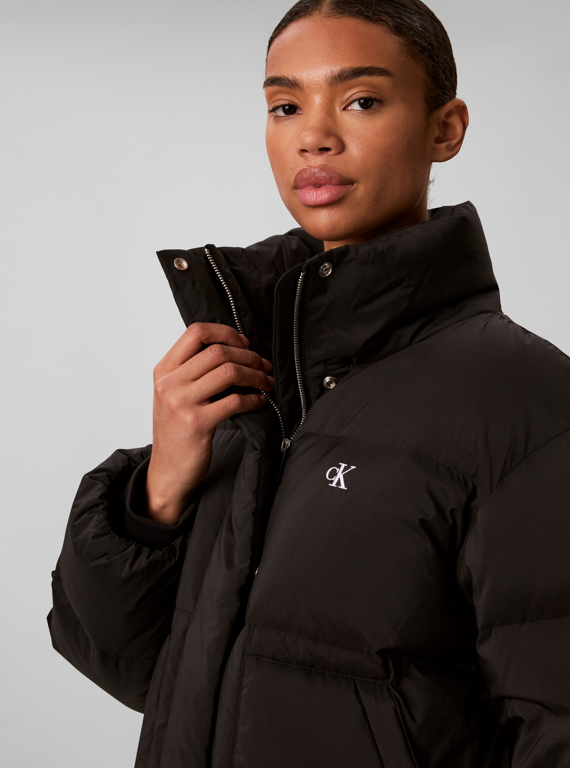 Calvin Klein Jeans Steppjacke RELAXED STAND COLLAR DOWN Regular fit mit Stehkragen