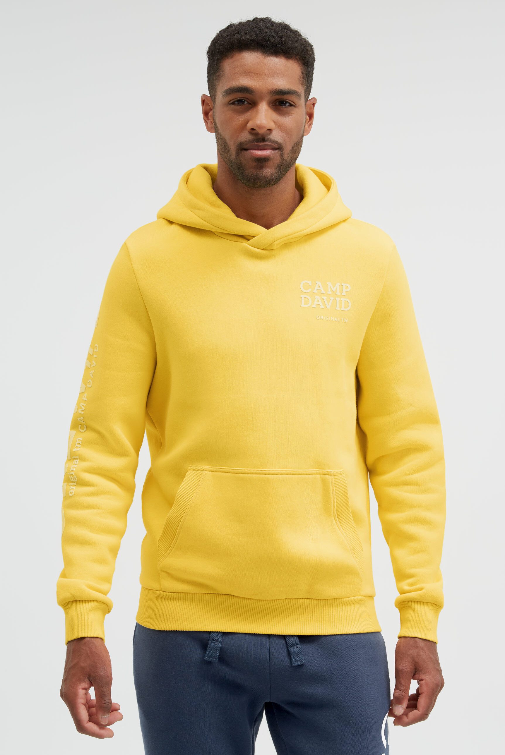 CAMP DAVID Kapuzensweatshirt mit Kängurutasche