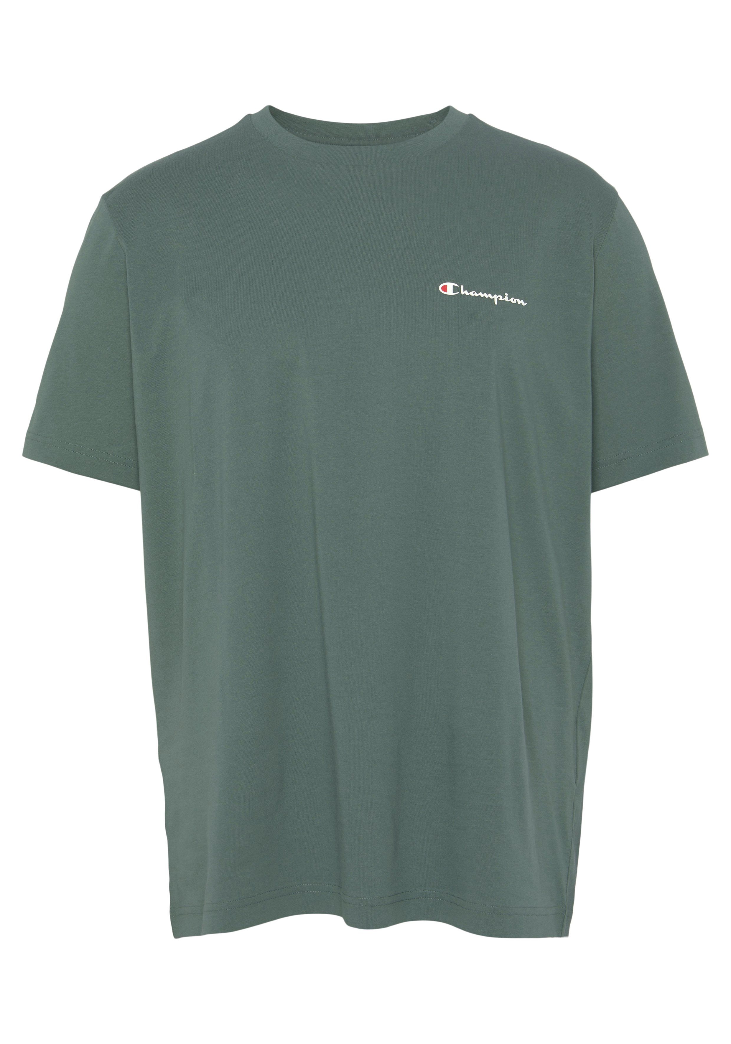 Champion T-Shirt Classic Crewneck T-Shirt small logo oliv