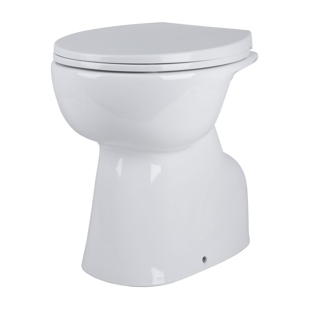 etc-shop Tiefspül-WC, Erhöhtes Stand WC spülrandlos Stand-Wc