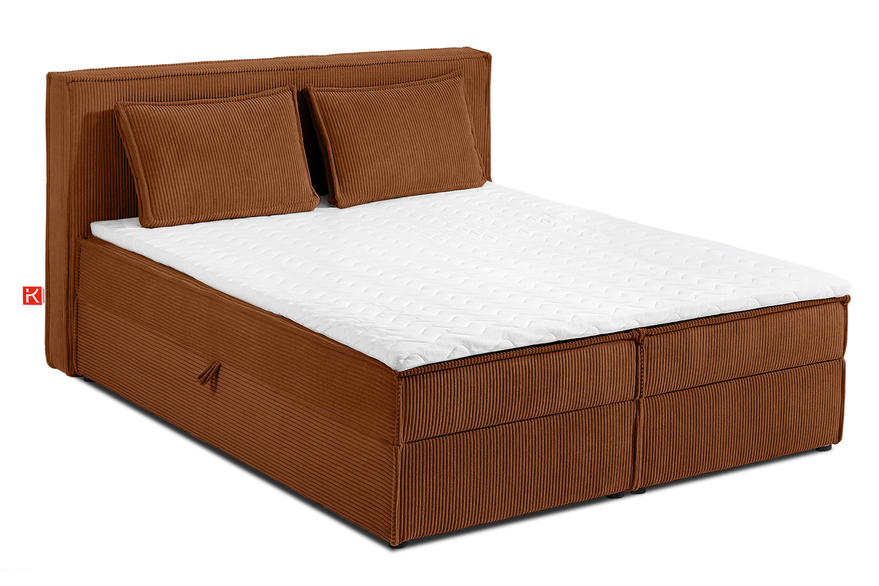 KONSIMO® Boxspringbett ROTI Polsterbett, inkl. Matratze günstig online kaufen