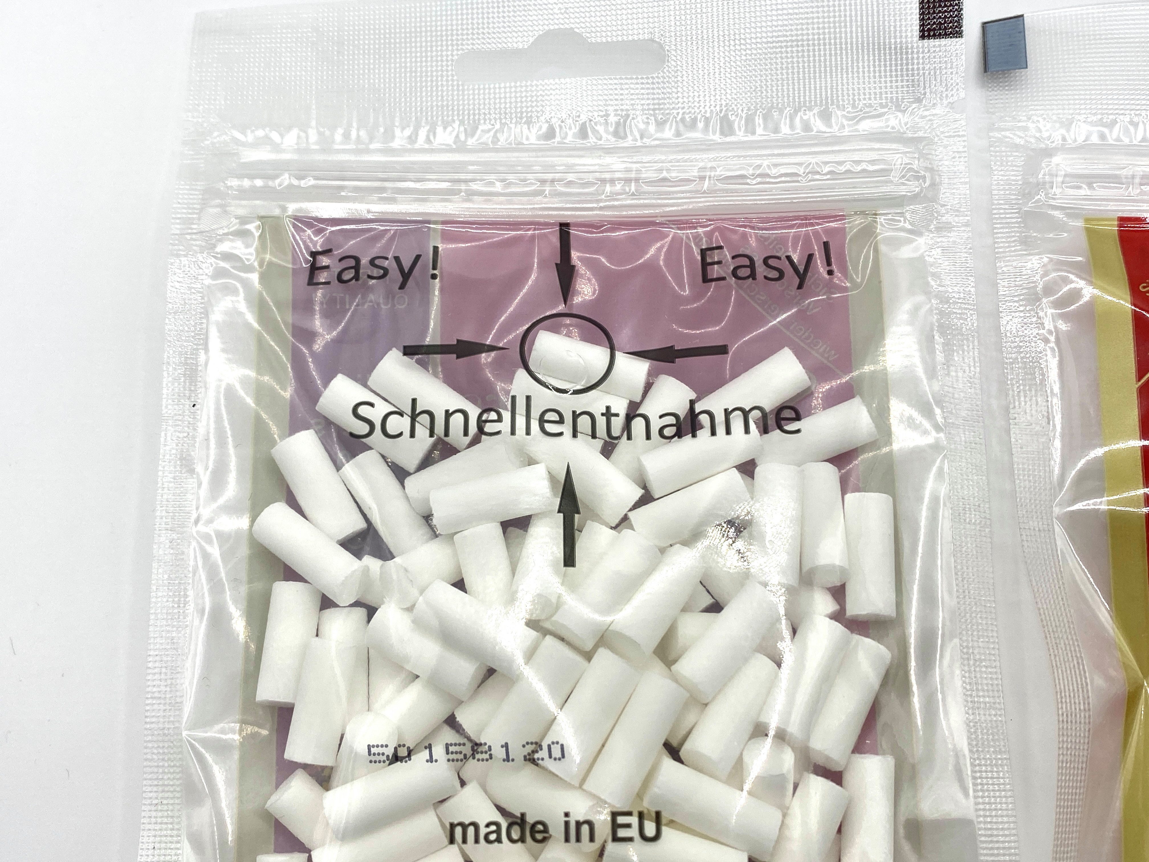 meytrade Filter-Set Genius Zigaretten Slim Filter 6mm 5x 120 Stück, 600 Slim Filter 6mm Durchmesser