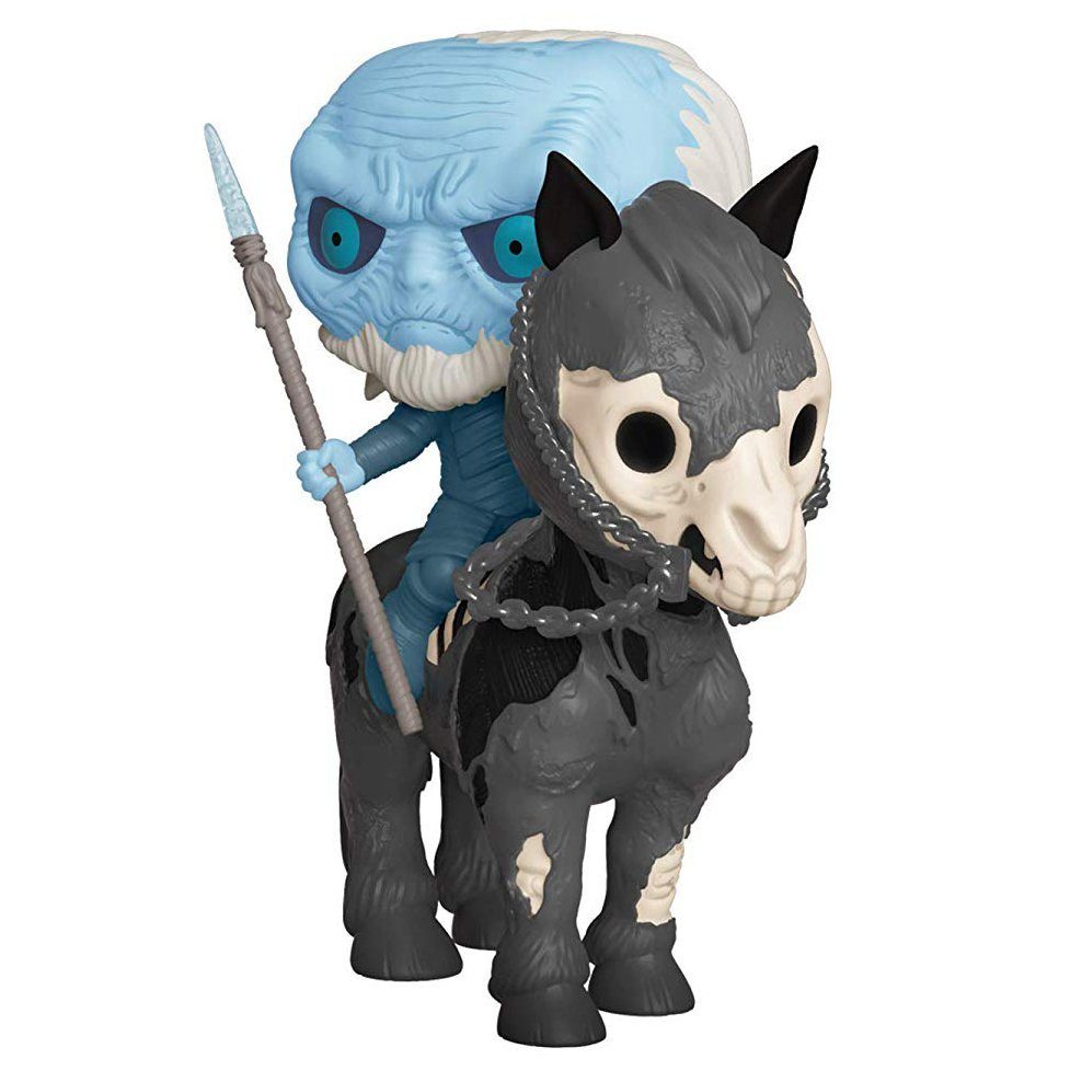 des White Figur Pferd, auf Funko Omen POP! Actionfigur Schreckens Walker Vinyl putziger POP! Westeros' Funko Ride Gestalt. in