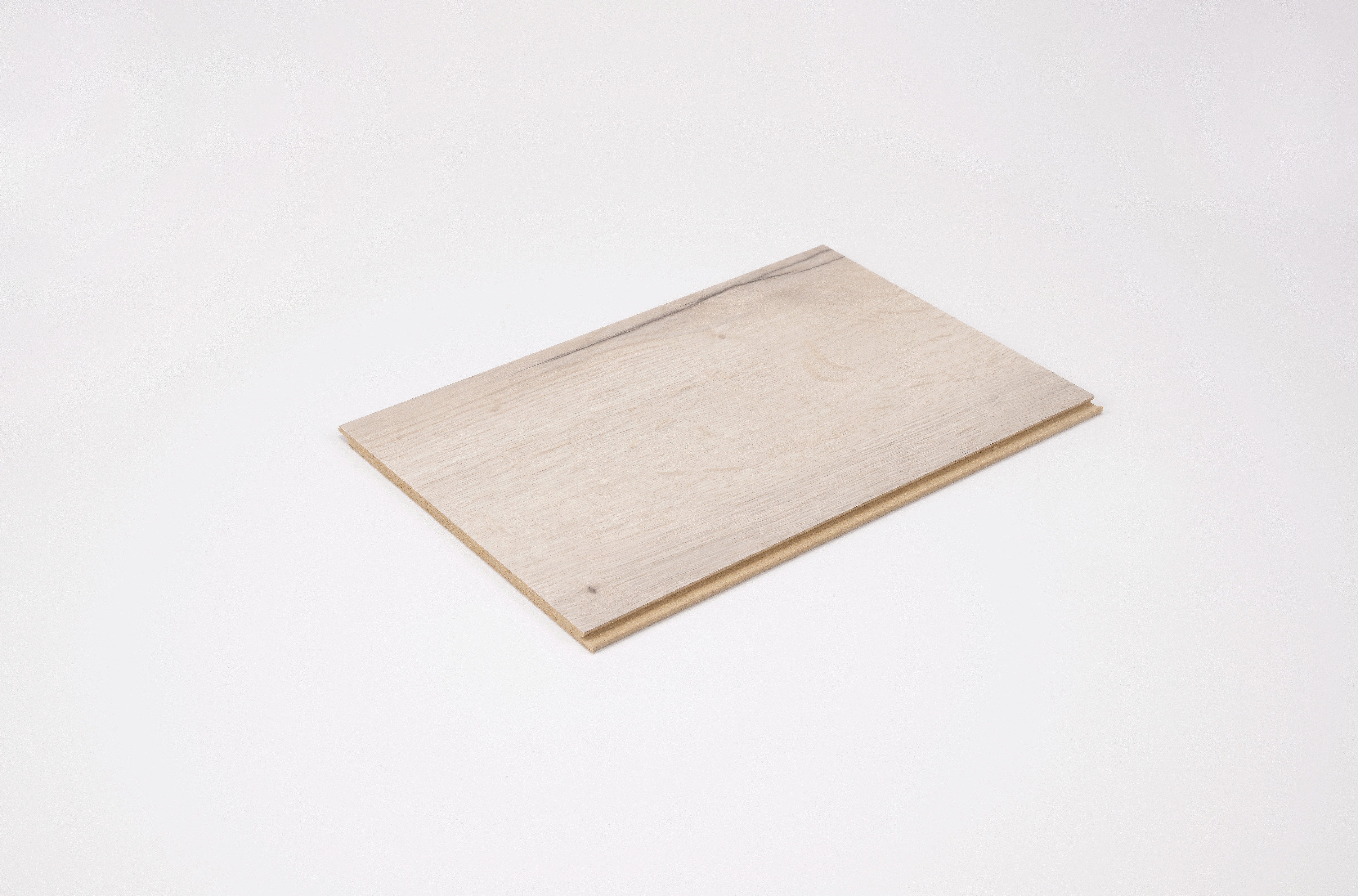 EGGER Designboden Muster Aquadura Hybridboden EDF144 Halifax Eiche weiss, 1 St., Handmuster