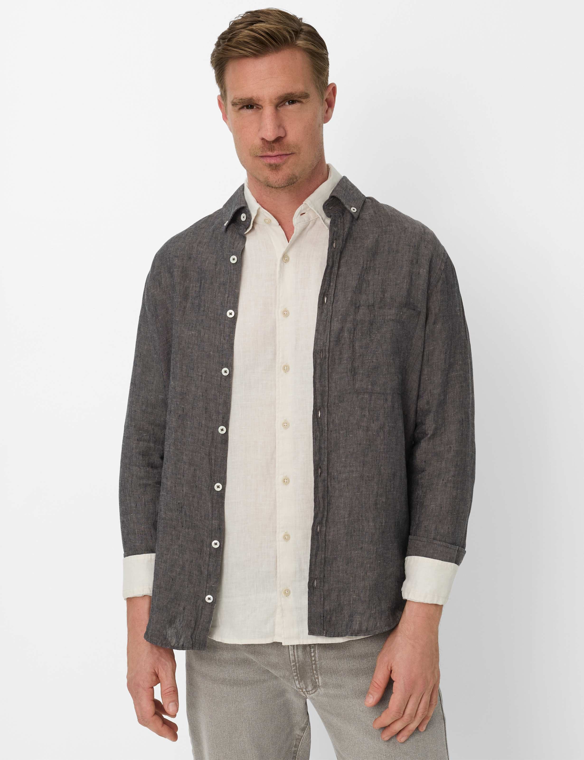 Brax Leinenhemd Style DANIEL