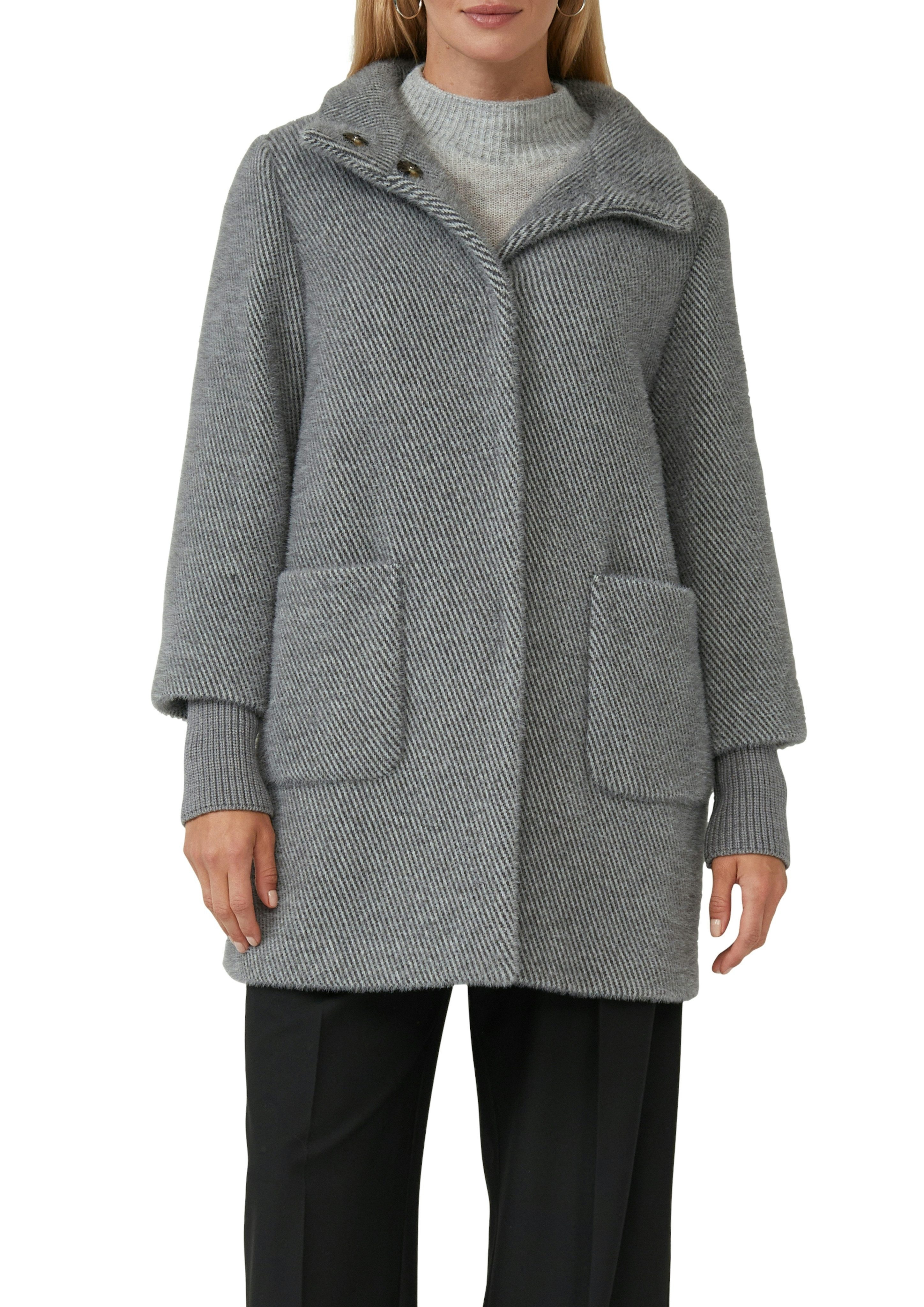 s.Oliver BLACK LABEL Wintermantel mit Stehkragen