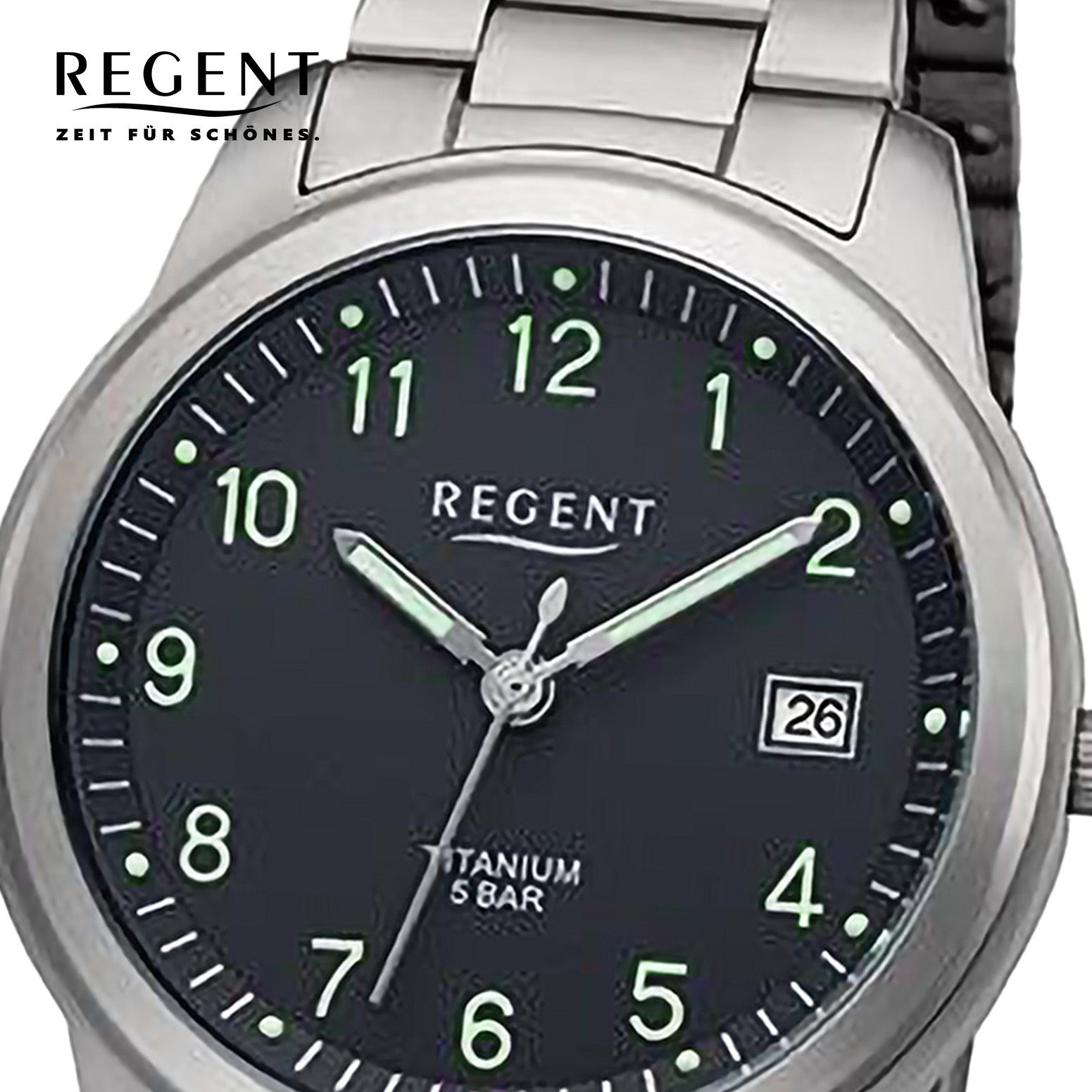 Regent Quarzuhr Regent Herren Armbanduhr Analog, günstig online kaufen