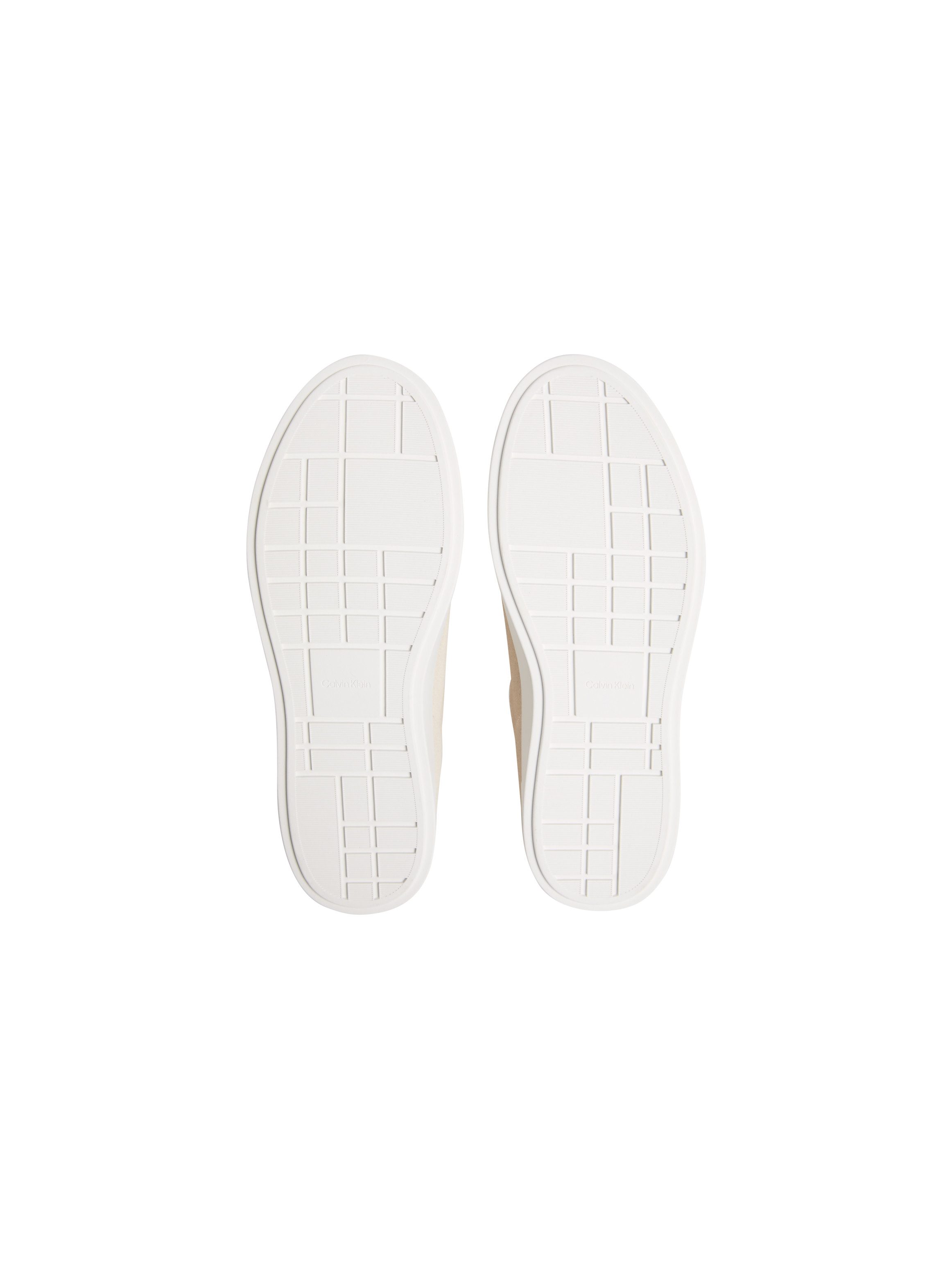 Calvin Klein LOW PRO CUPS WT SUEDE MG Plateausneaker Halbschuh, Schnürschuh, Freizeitsneaker mit seitlichem CK-Logo