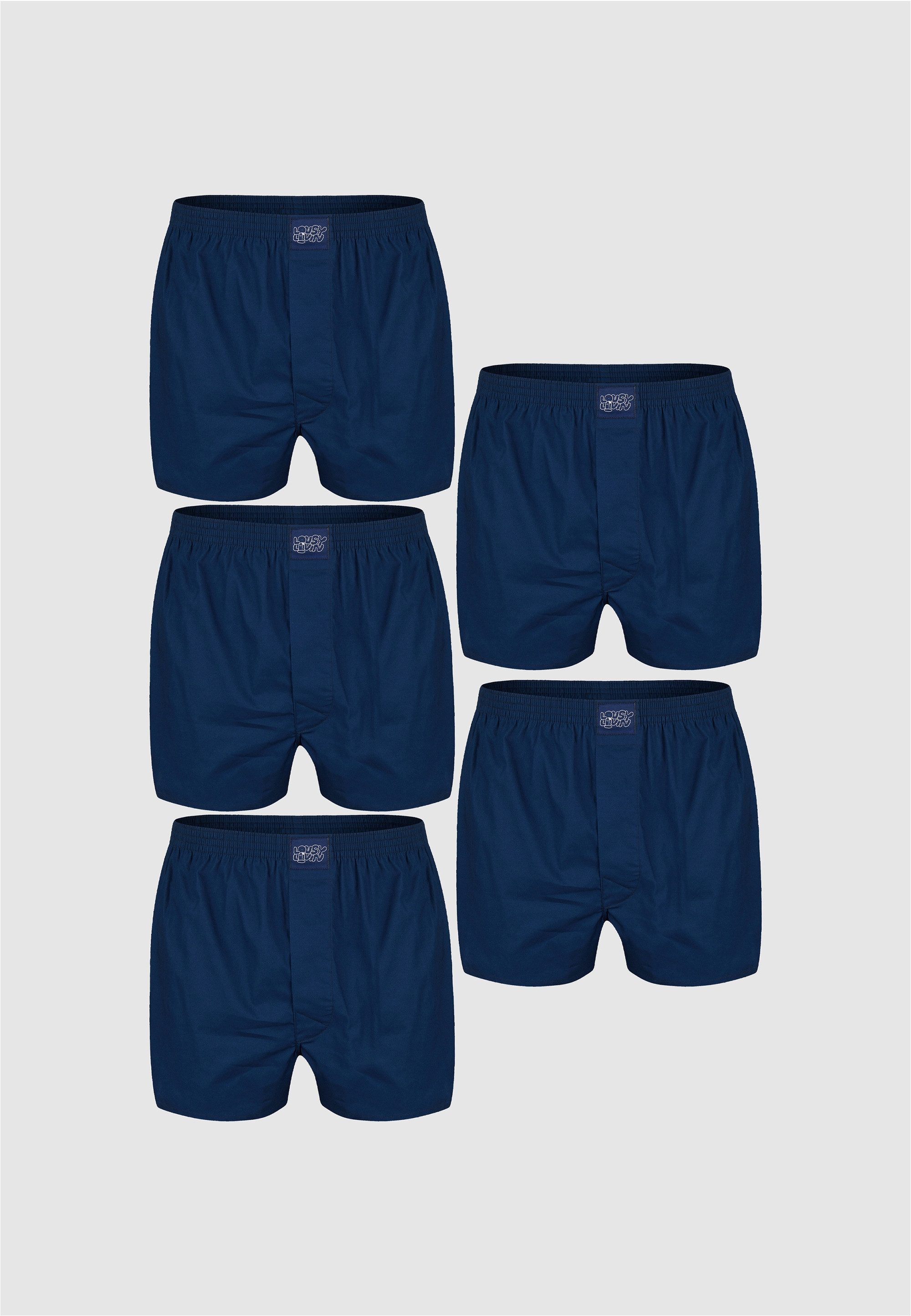 Lousy Livin Boxershorts Plain 5 Pack günstig online kaufen
