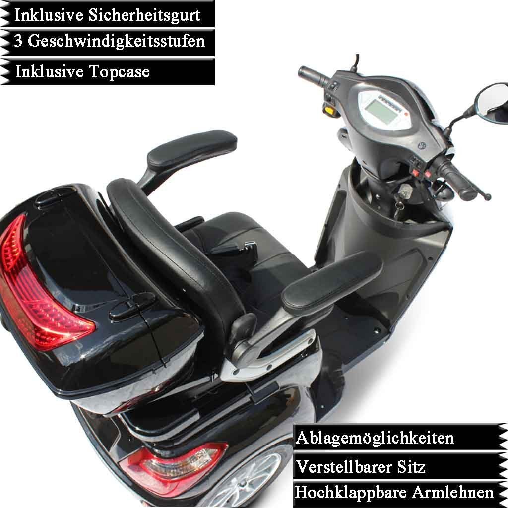 ECO ENGEL Elektromobil ECO ENGEL 501 Seniorenmobil 25 km/h 1000 Watt mit Topcase, 1000,00 W, 25,00 km/h, inkl. Topcase
