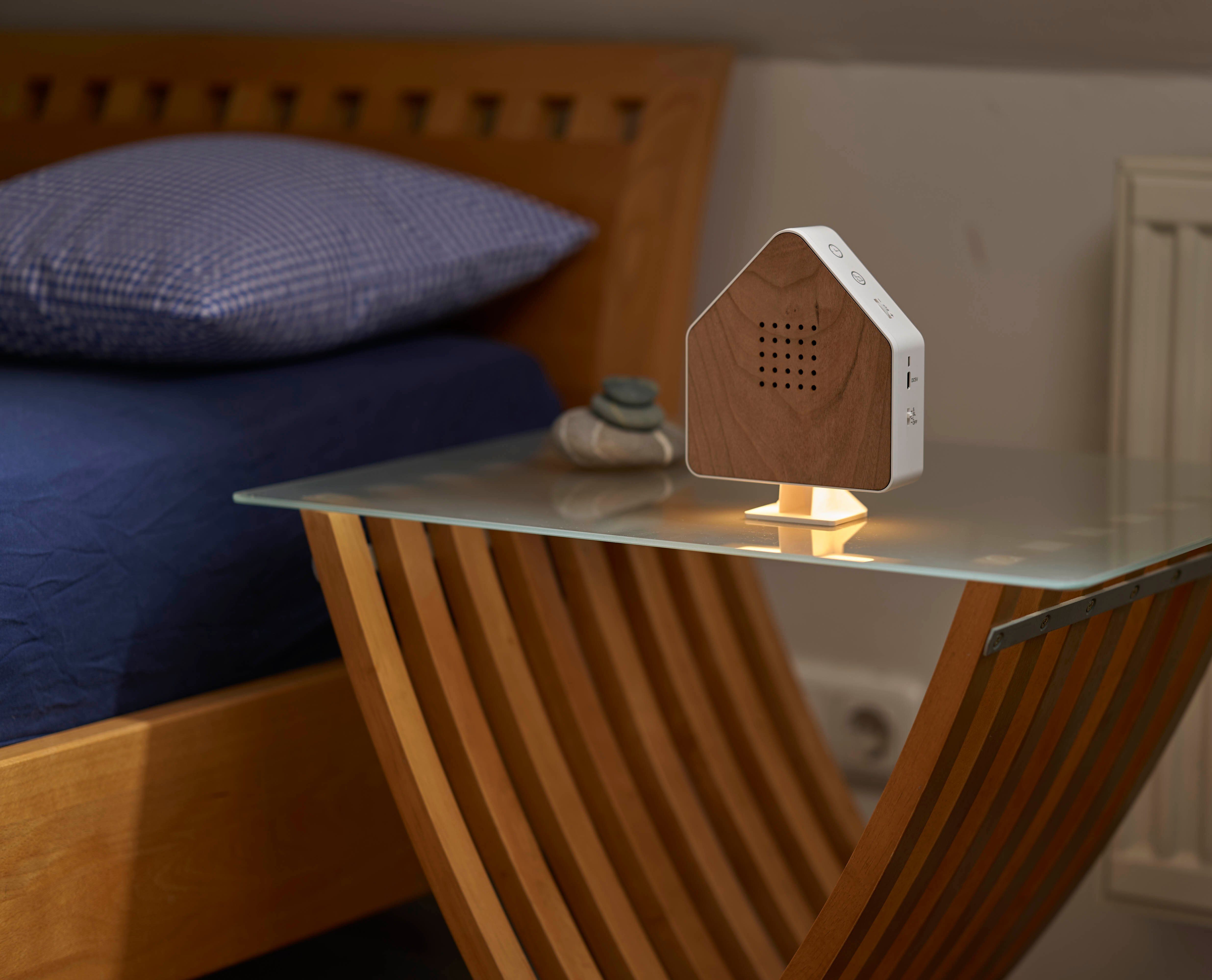 Northpoint LED Dekolicht Naturgeräuschebox Vogelzwitscher Bewegungsmelder Licht Aufladbar – Bild 3 von 5