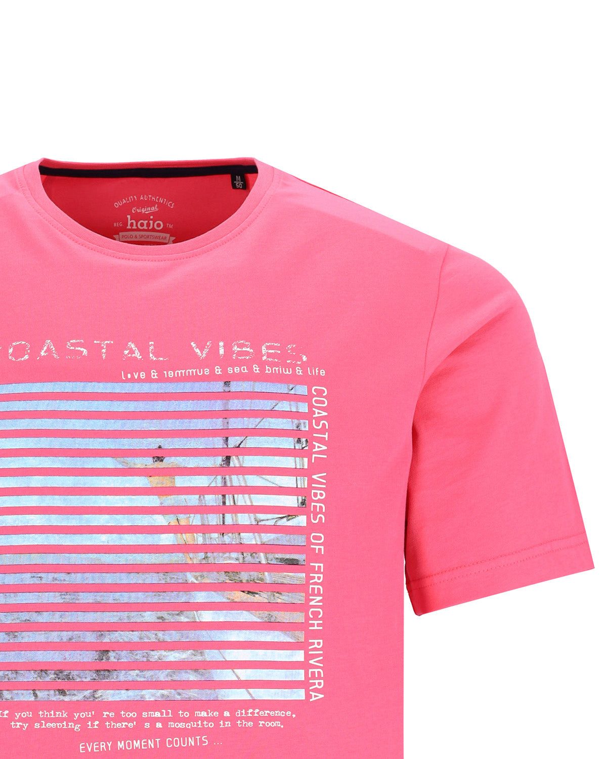 Hajo T-Shirt Rundhals-T-Shirt mit Frontdruck günstig online kaufen
