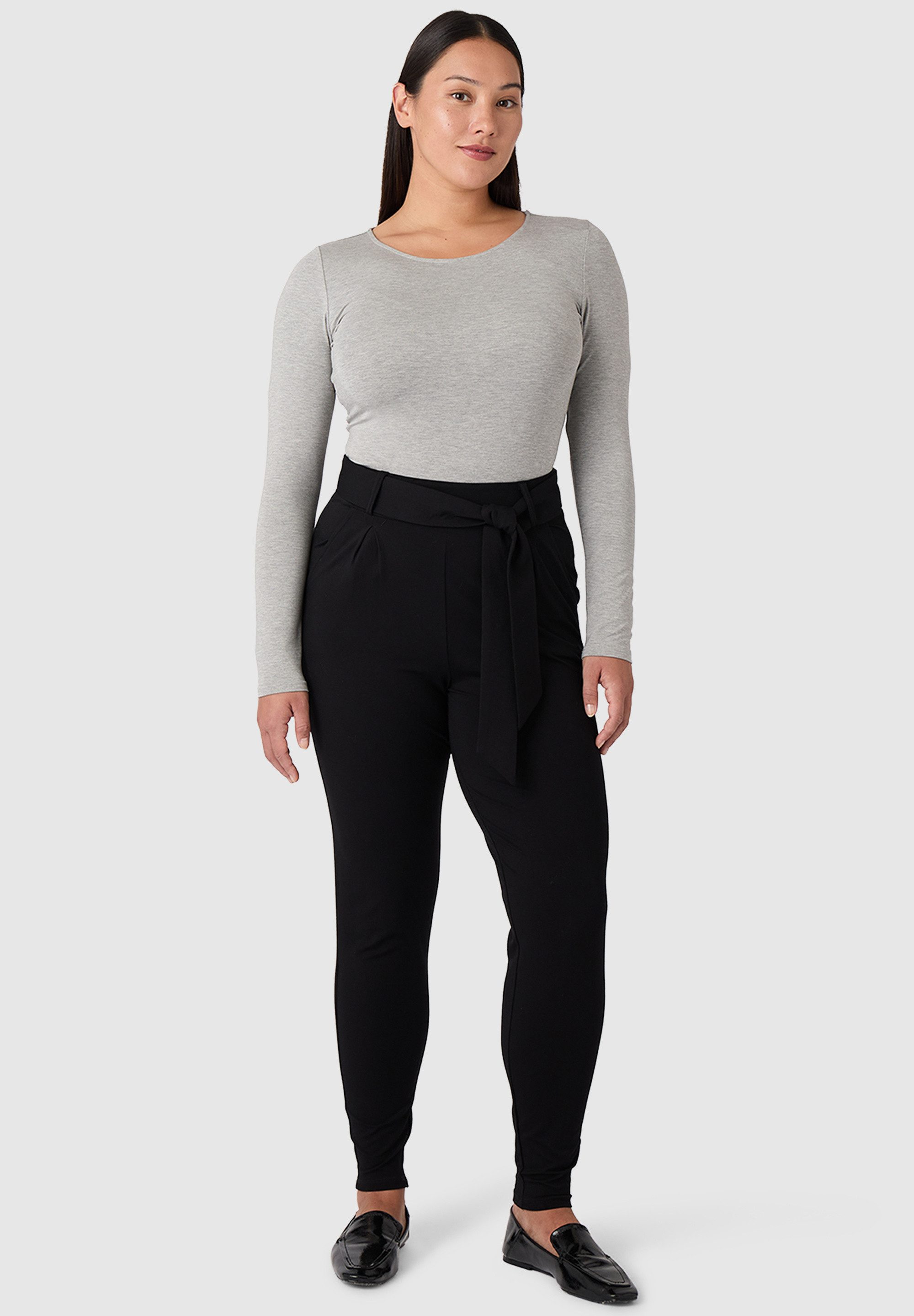 Les Lunes Langarmbody ALENA Body Bambusviskose, klassischer Schnitt, 3/4 Ärmel, Tanga Passform