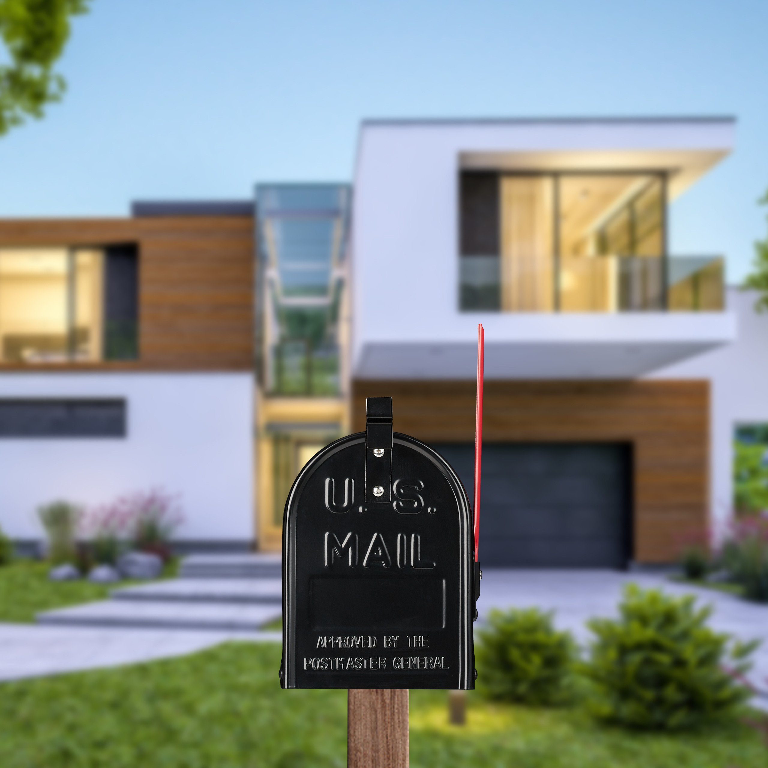 relaxdays Briefkasten US Mailbox Postkasten, Schwarz günstig online kaufen