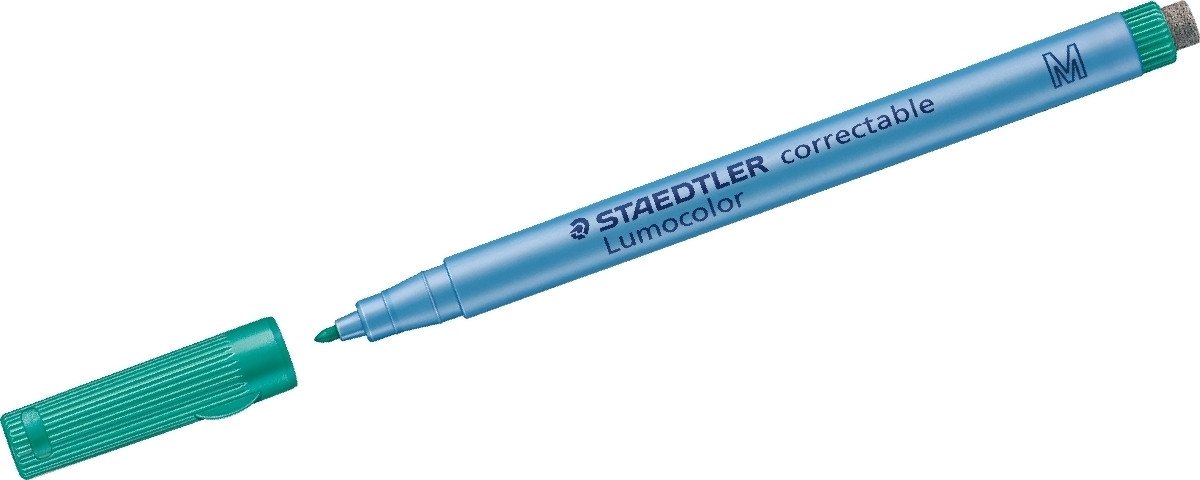 Thumbnail - STAEDTLER Folienstift Folienstift Lumocolor correctable M grün