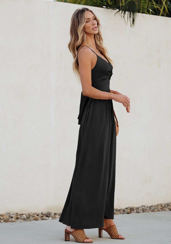 Cupshe Strandkleid Front Twist & Schlüsselloch Maxikleid Twist vorne, Schlü günstig online kaufen
