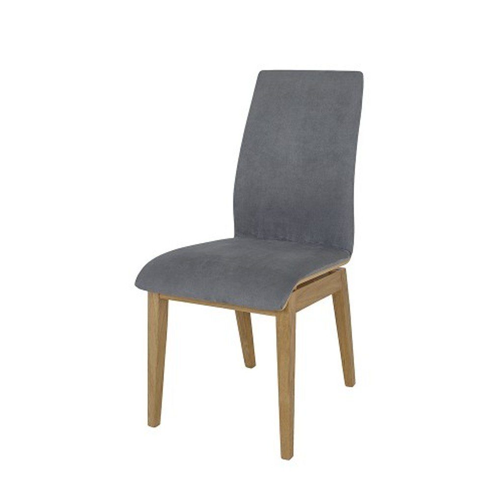 Lehnstuhl Polster Textil Stühle Holz Stuhl Massiv JVmoebel Sessel Lounge Stuhl, Holz Neu Leder