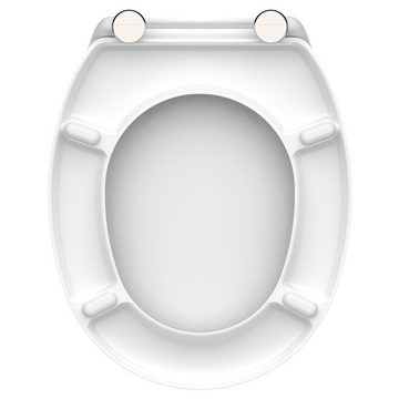 Schütte WC-Sitz Toilettensitz WHITE Duroplast