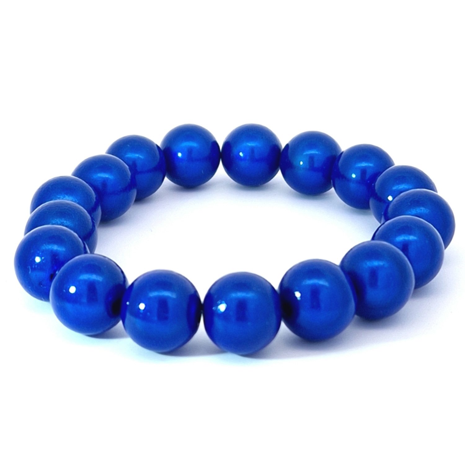 Impala Perlenarmband Armband Perlenarmband Wonder aus 12mm Perlen, verschiedene Farben