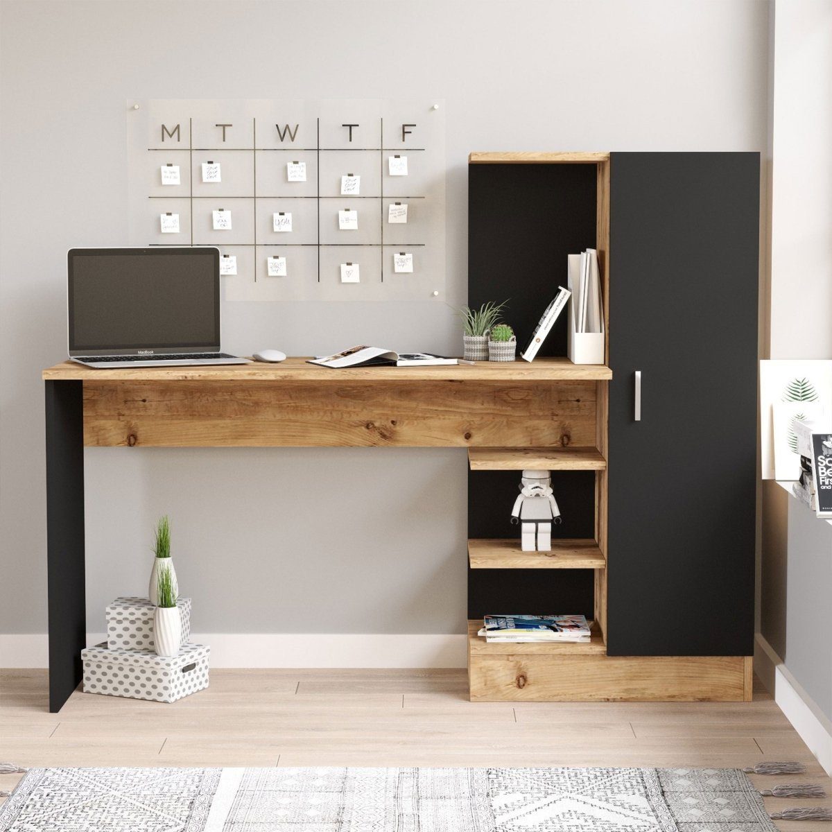 Luxusbetten24 Schreibtisch Designer Schreibtisch Cansas, mit günstig online kaufen