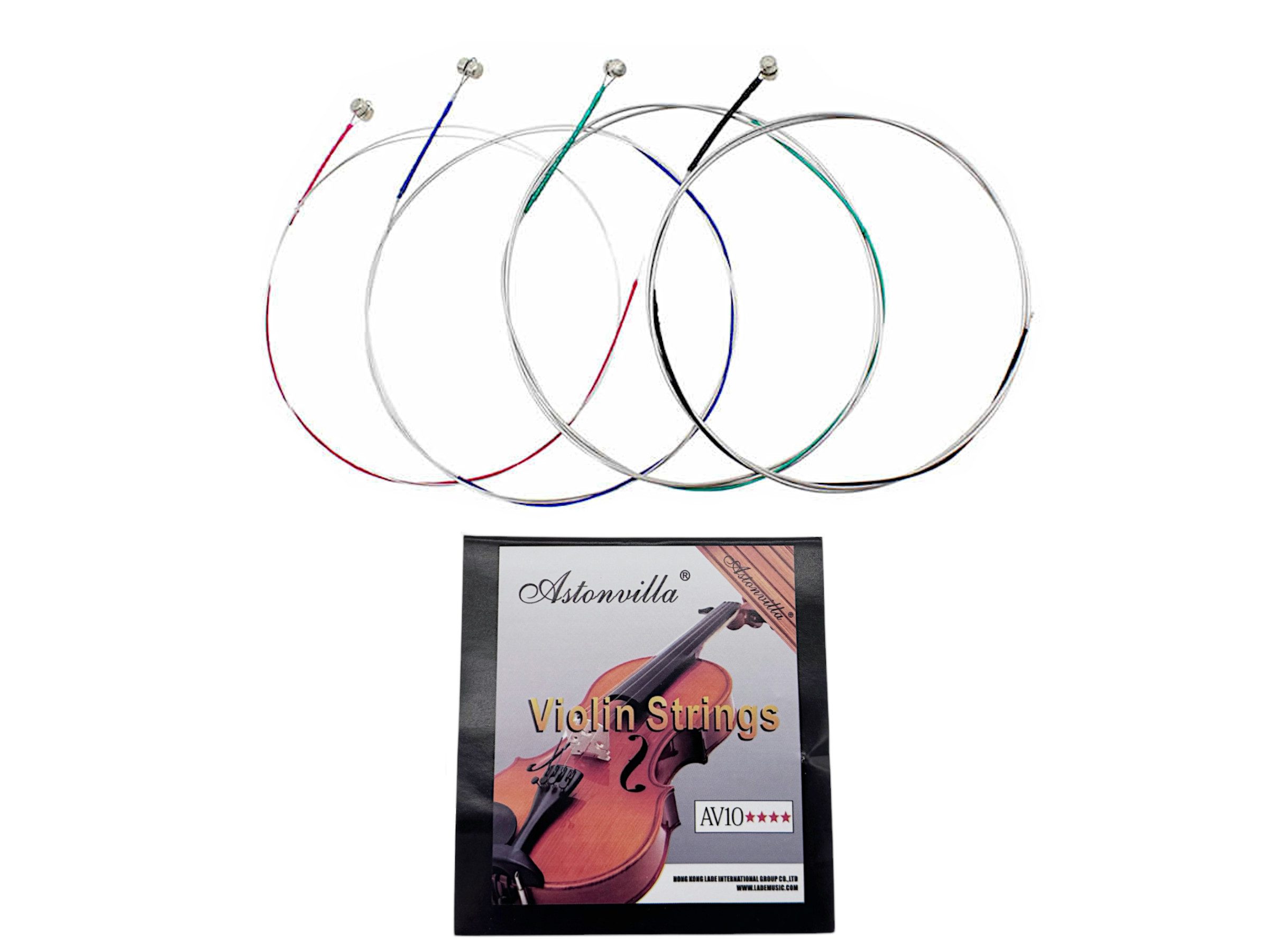 Leuchtklang Violine AV10 4/4 Violine Stahl Saiten Satz Geige Set Strings