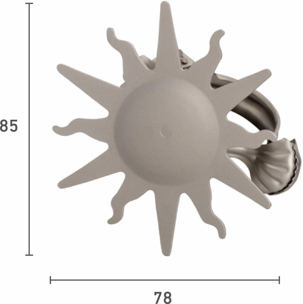 Good Life Dekoklammer für Raffhalter Sonne, Vorhänge, (1-tlg), für Stoffe und Vorhänge