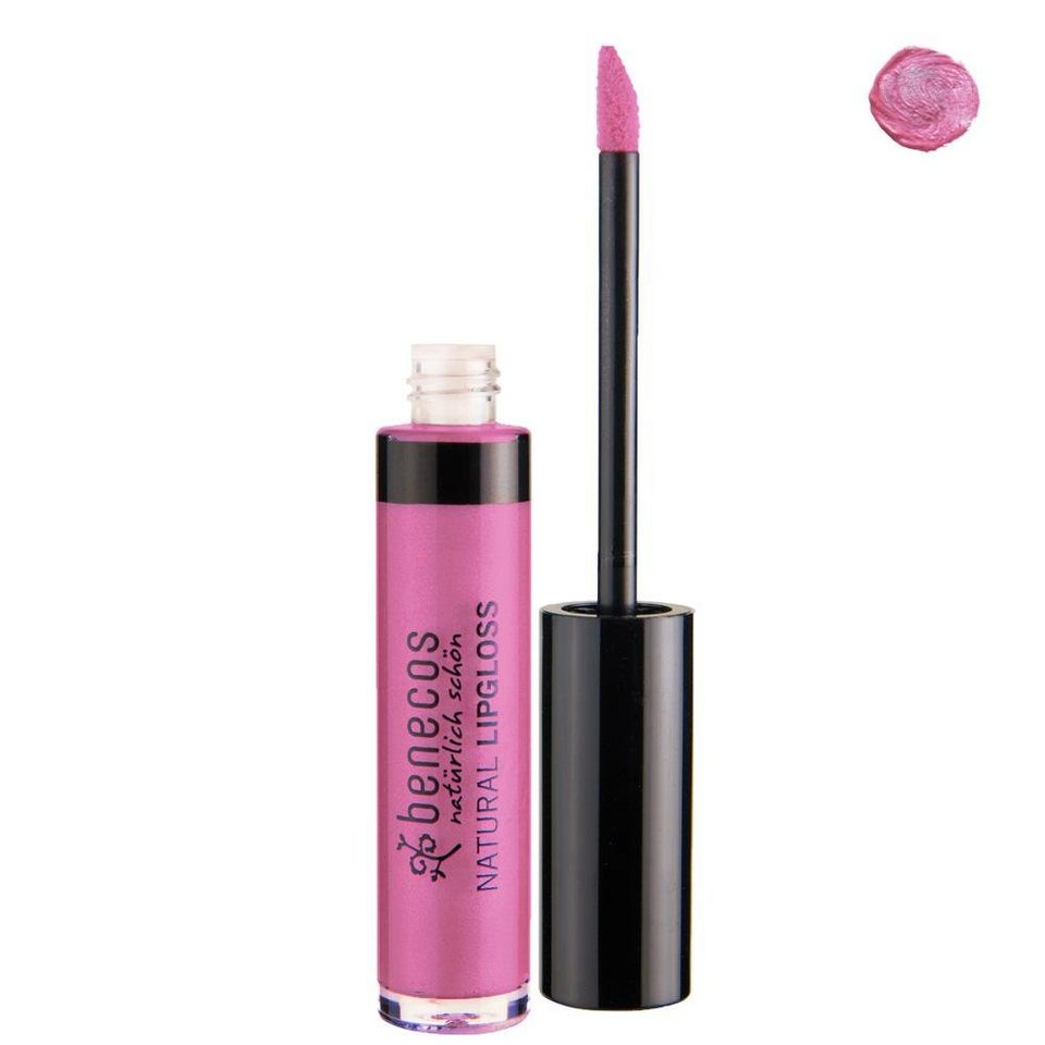 Benecos Lipgloss Natural pink bloss, Rosa, 5 ml