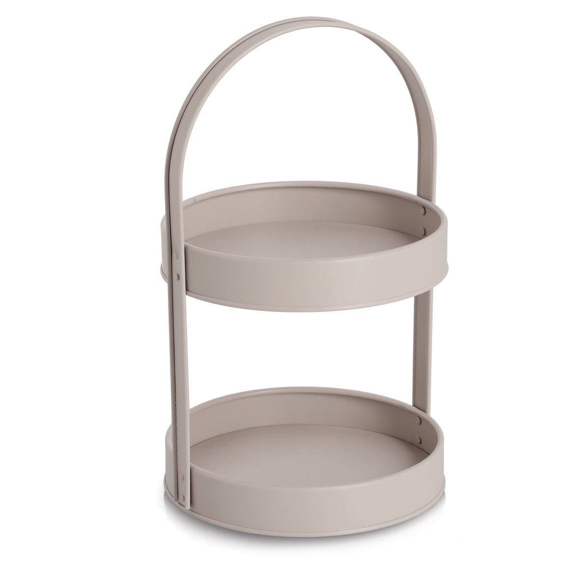 Zeller Present Etagere Etagere, Metall, greige, Metall, (1-tlg), ca. 20,5x19,5x33 cm