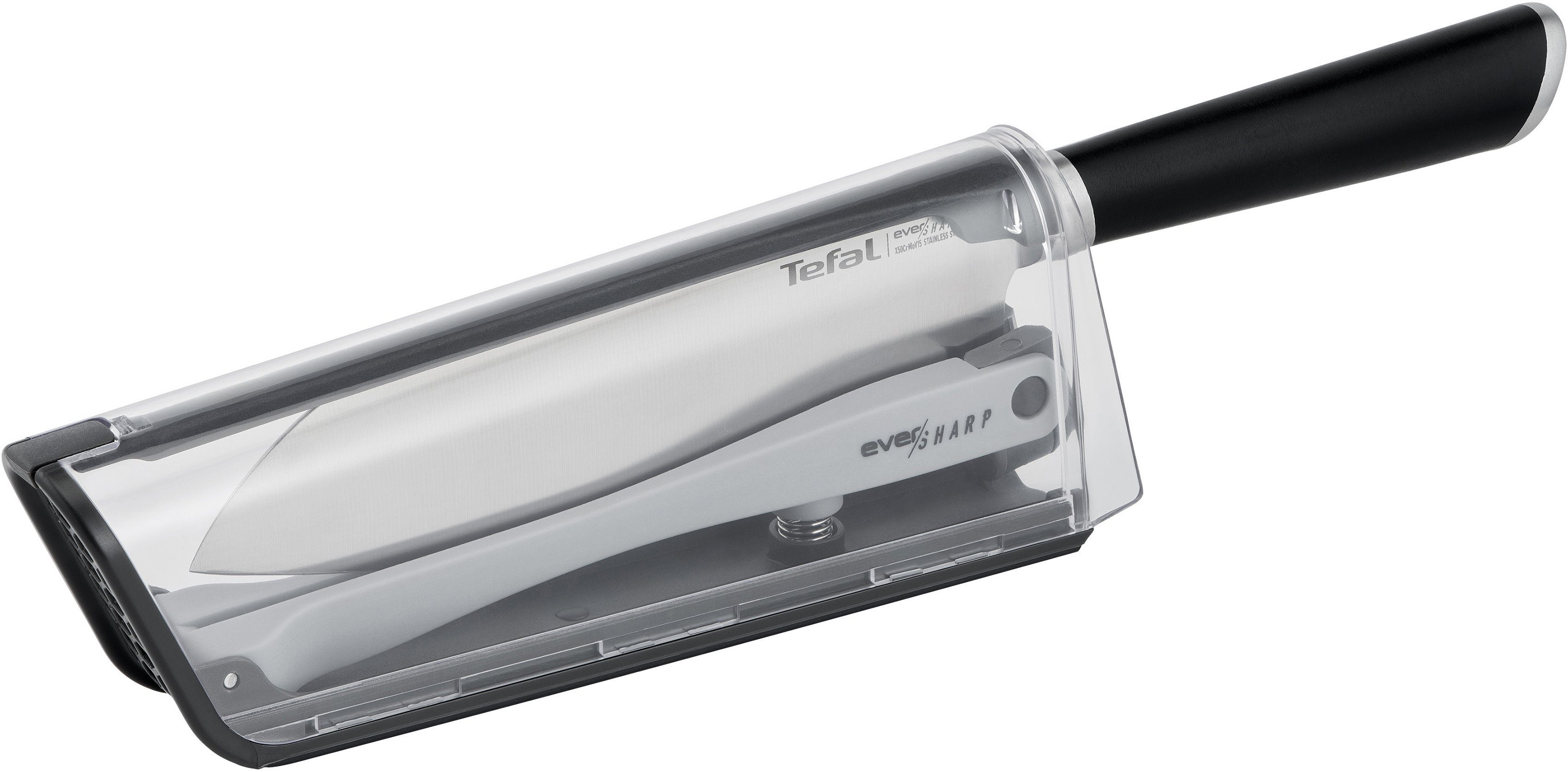 Tefal Messer-Set K25790 Ever Sharp S (Set, 2-tlg), Edelstahl, lang anhaltende Schneidleistung und Schärfe