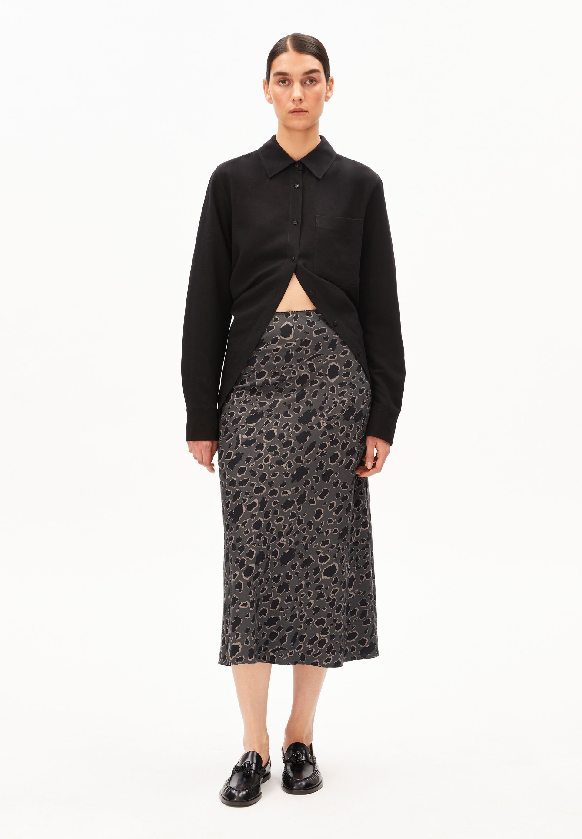 Armedangels Jerseyrock LEO LENOVAA (Regular Fit) Midi
