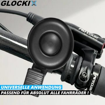 MAVURA Fahrradklingel GLOCKIX Premium Fahrrad Klingel Glocke Fahrradglocke, Mountainbike Rad MTB Rennrad schwarz laut