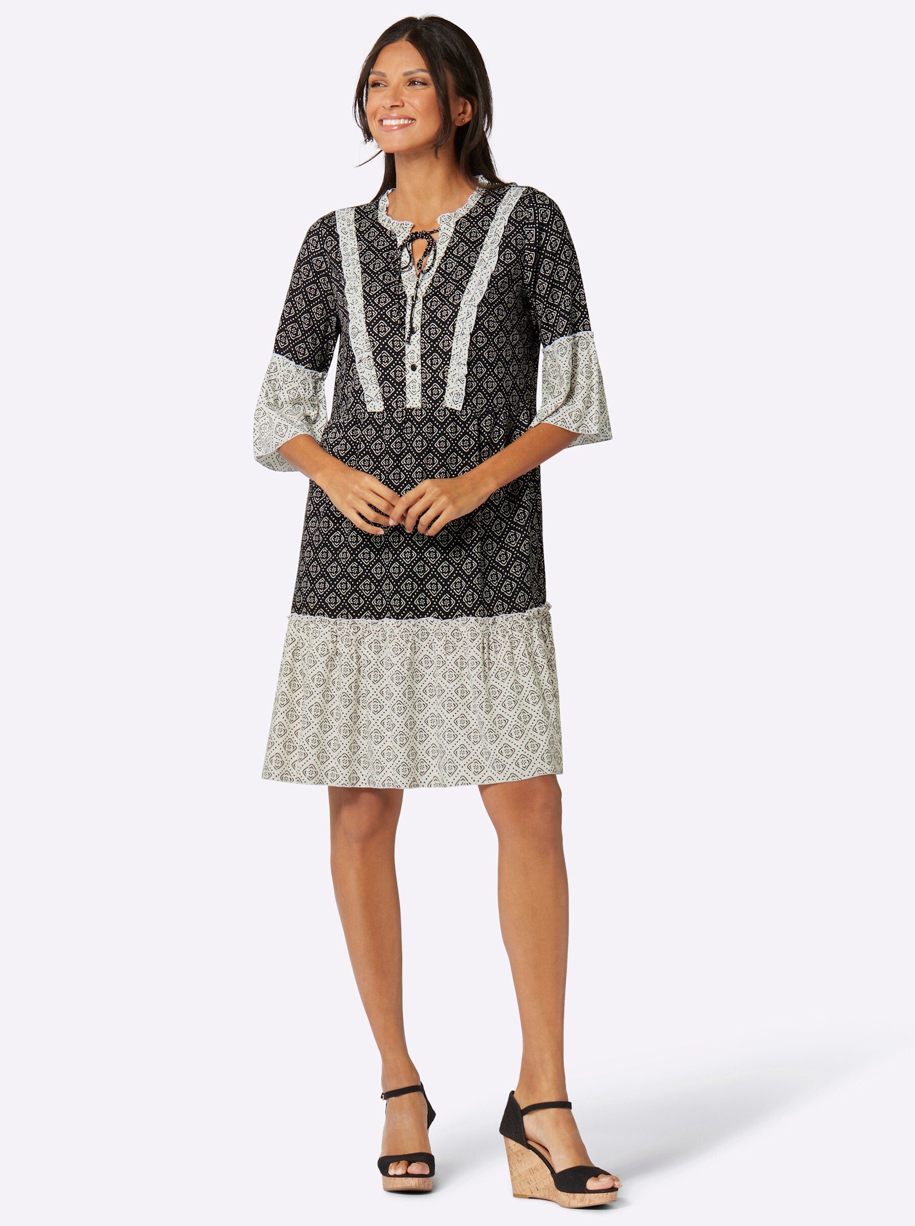 Sieh an! Etuikleid Stufenkleid .