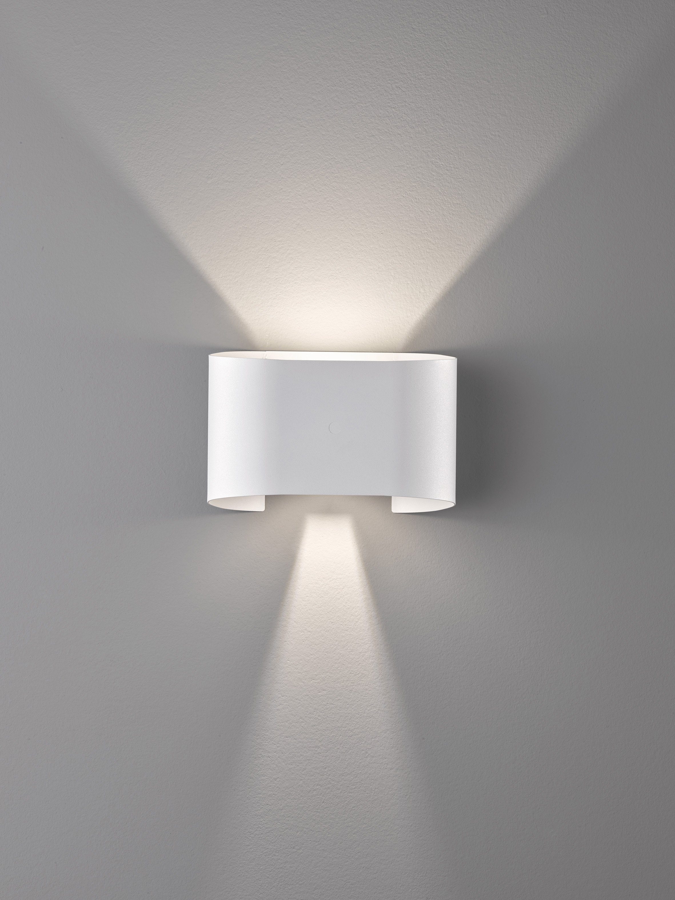 FISCHER & HONSEL LED Warmweiß Ein-/Ausschalter, integriert, LED fest Wandleuchte Wall