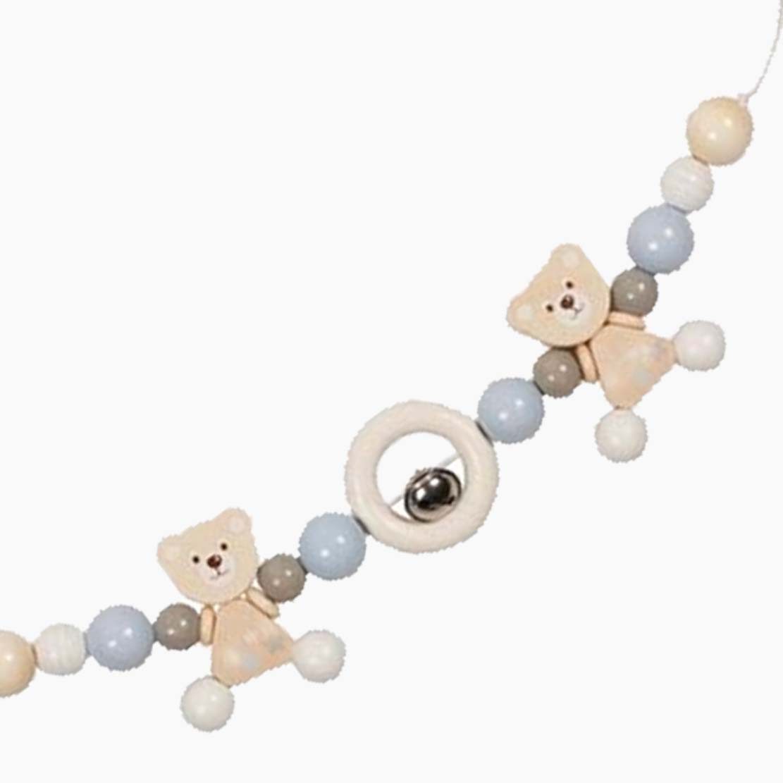goki Kinderwagenkette Kinderwagenkette Bär rose (packung, 1-tlg., set), Kunstwerke aus hochwertigem Holz