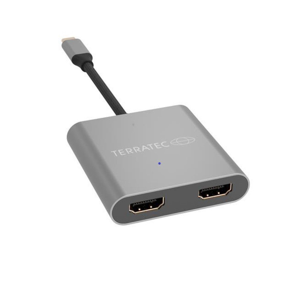 Terratec »CONNECT C10« Video-Adapter, USB Type-C Adapter, 2x HDMI, 4K 2.  3., HDMI-Splitter (Windows), MacBook 2 Monitore, HDMI Verteiler,  Erweiterung, Notebook, Aluminium, USB-C zu 2 x HDMI, grau online kaufen |  OTTO