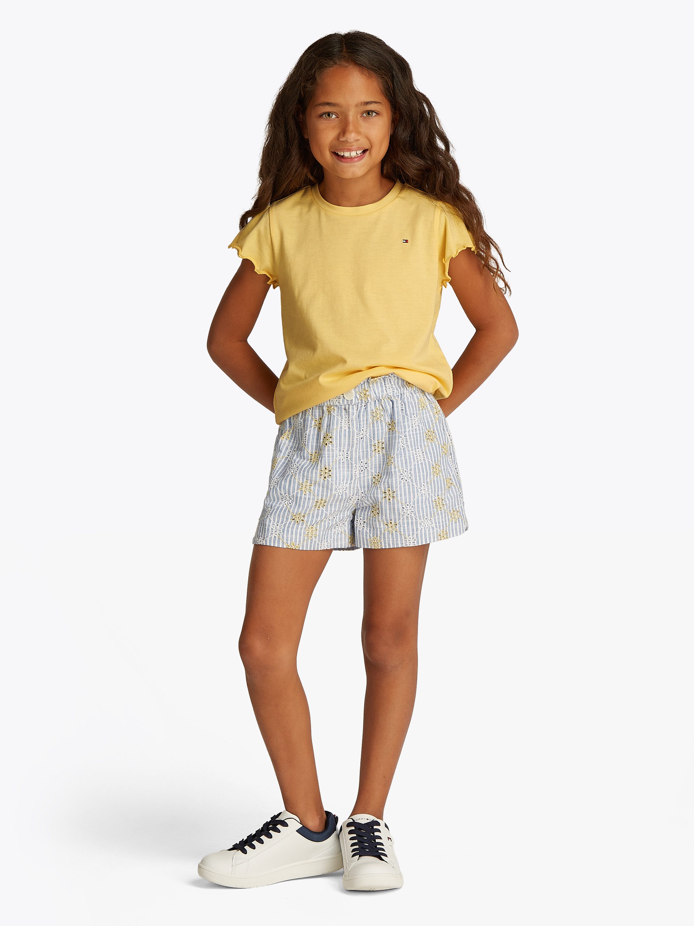 Tommy Hilfiger T-Shirt ESSENTIAL RUFFLE SLEEVE günstig online kaufen