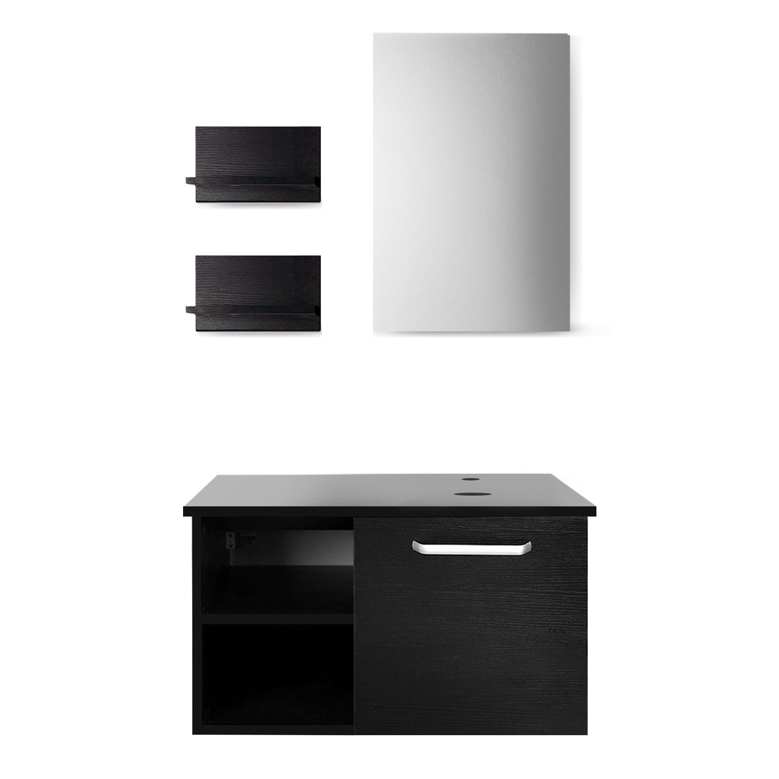 Puluomis Badmöbel-Set mit Spiegel, Badezimmerschrank mit günstig online kaufen