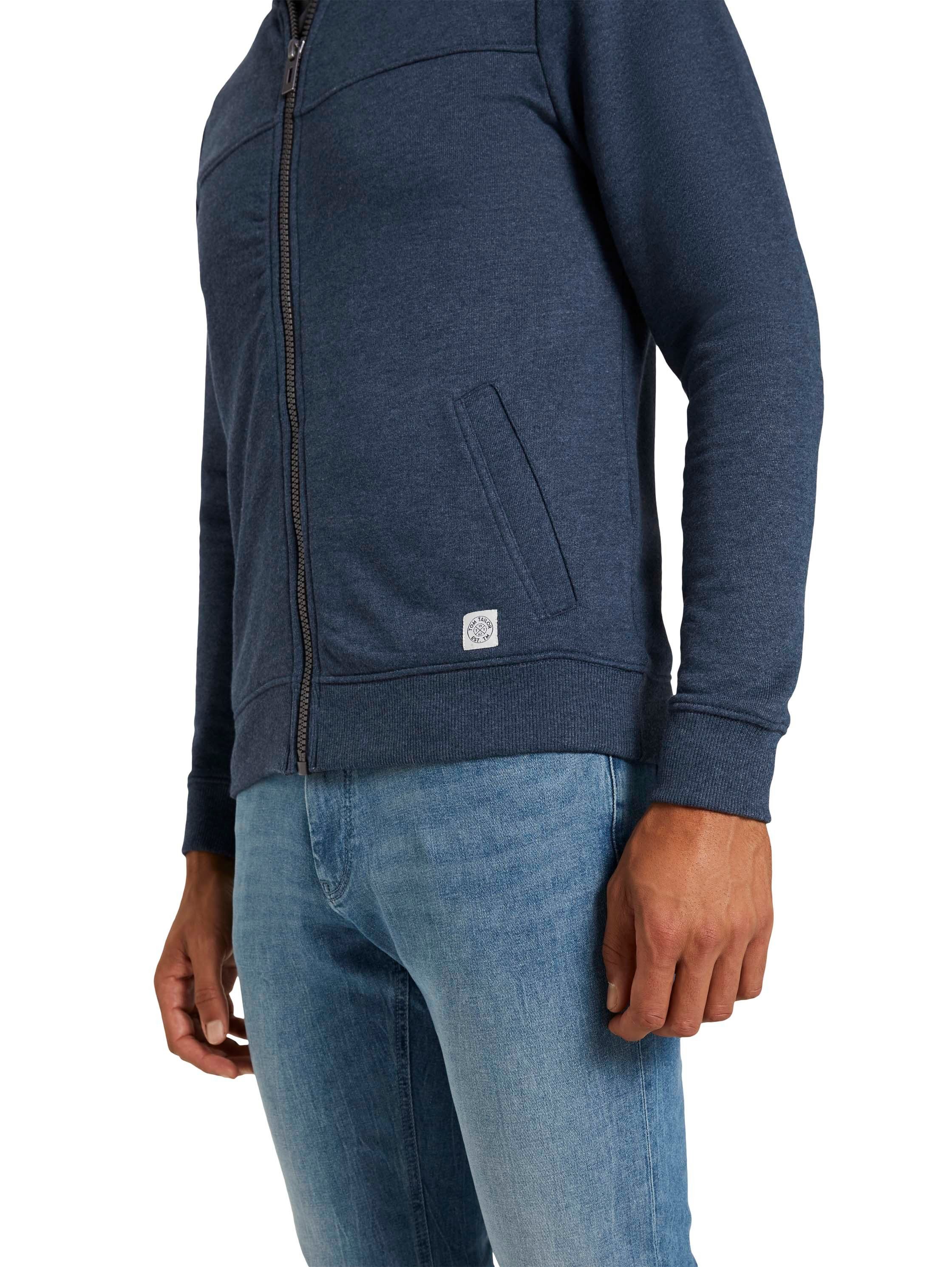 TOM TAILOR Sweatjacke Regular mit halswärmendem Stehkragen – Bild 5 von 5
