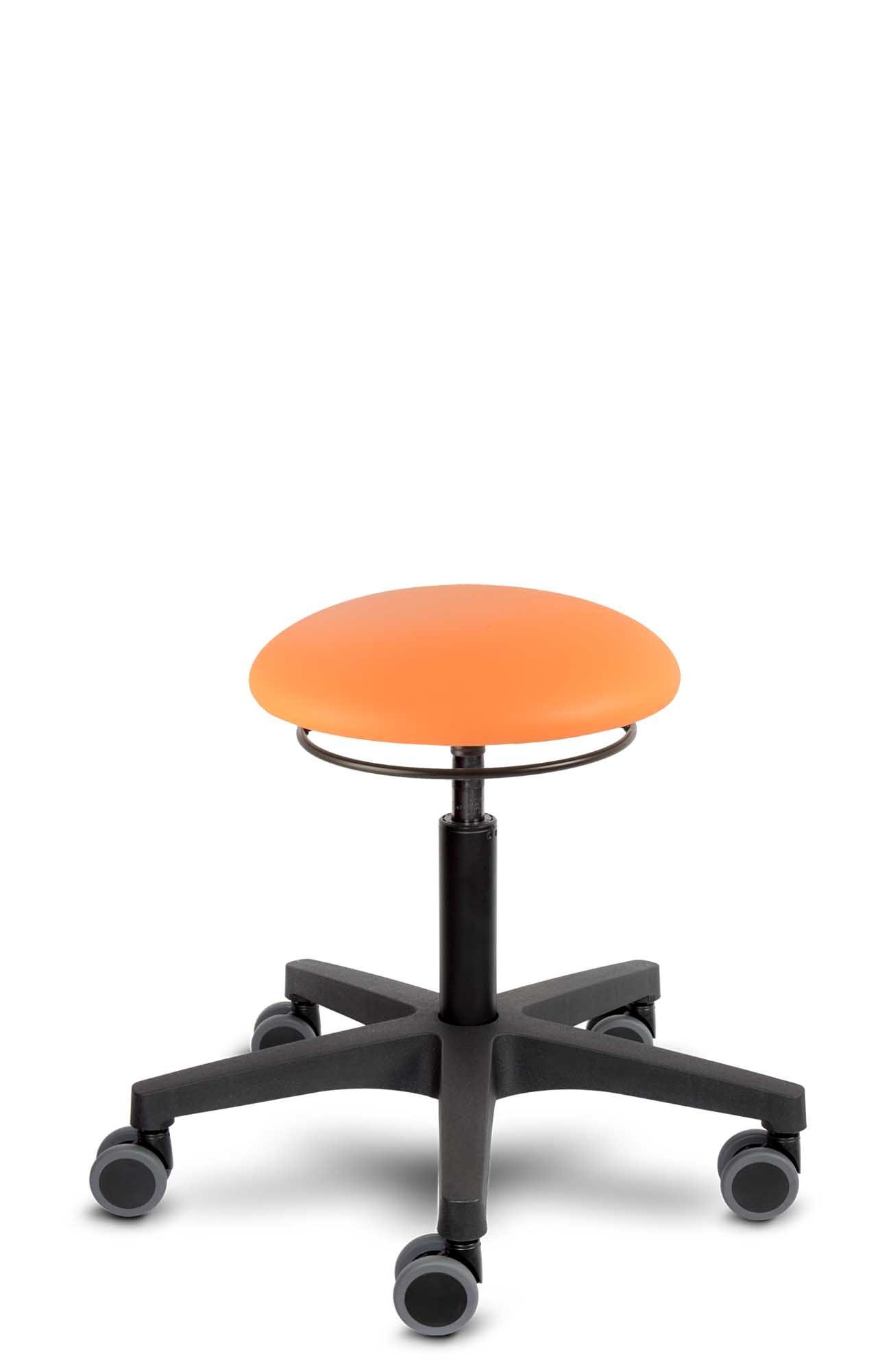 Prova Nova Drehhocker Roll- und Drehhocker Poppi® Dijon 4155, Sitzhöhe ca. 46-59 cm,Pilzsitz