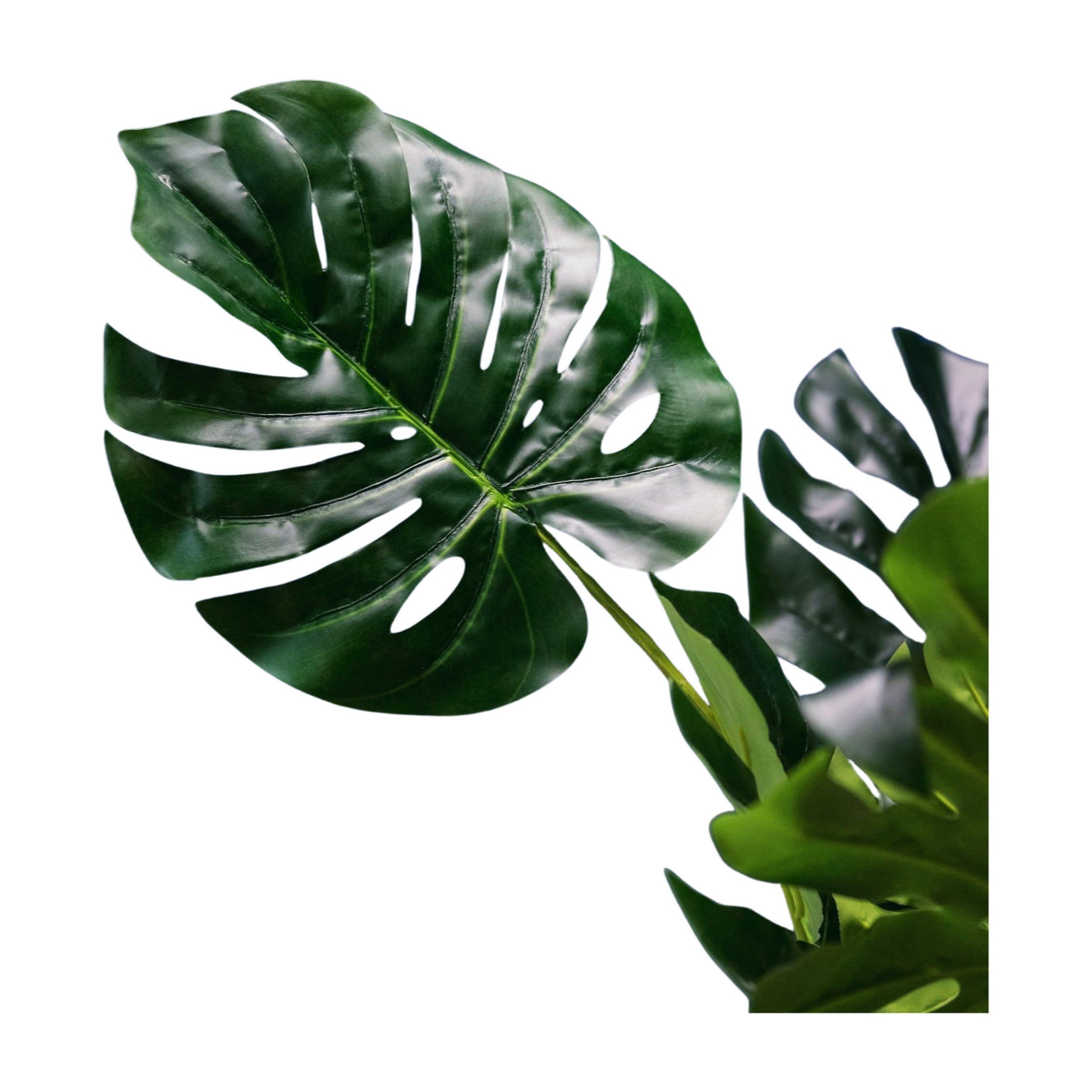 Philodendron Höhe Deko Künstliche bümö, für Zimmerpflanze und Kunstpflanze: innen- Pflanzen, cm, 120 außen