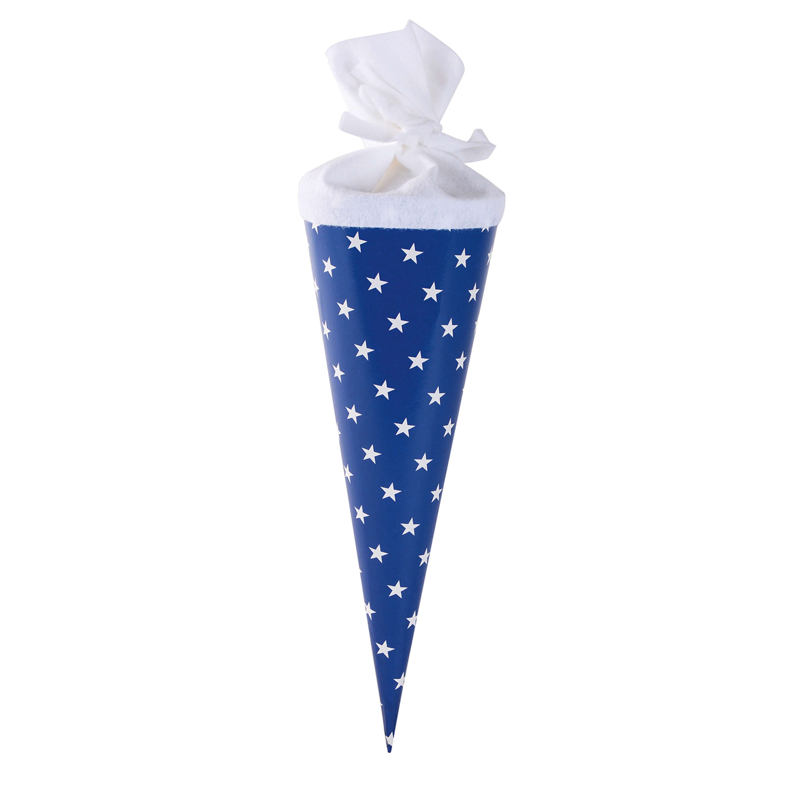 Goldbuch Schultüte Goldbuch Geschenktüte Sterne - 35cm, Verschluss Filz