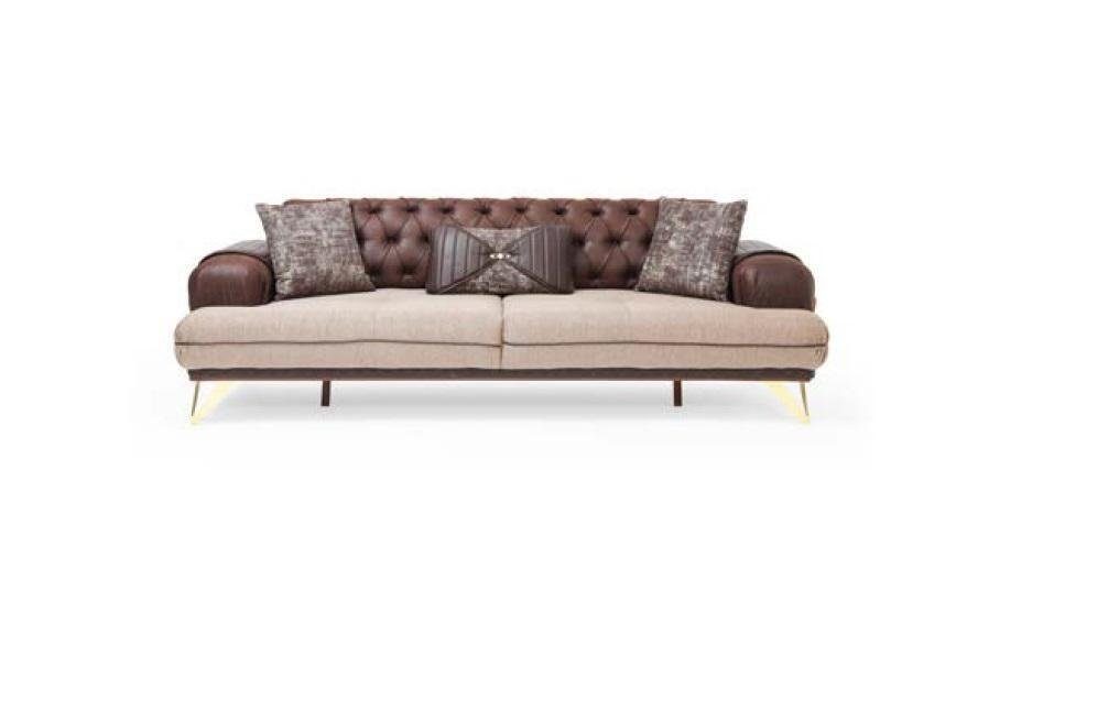 JVmoebel Chesterfield-Sofa Dreisitzer Couch Möbel Italienisches Design Sofa