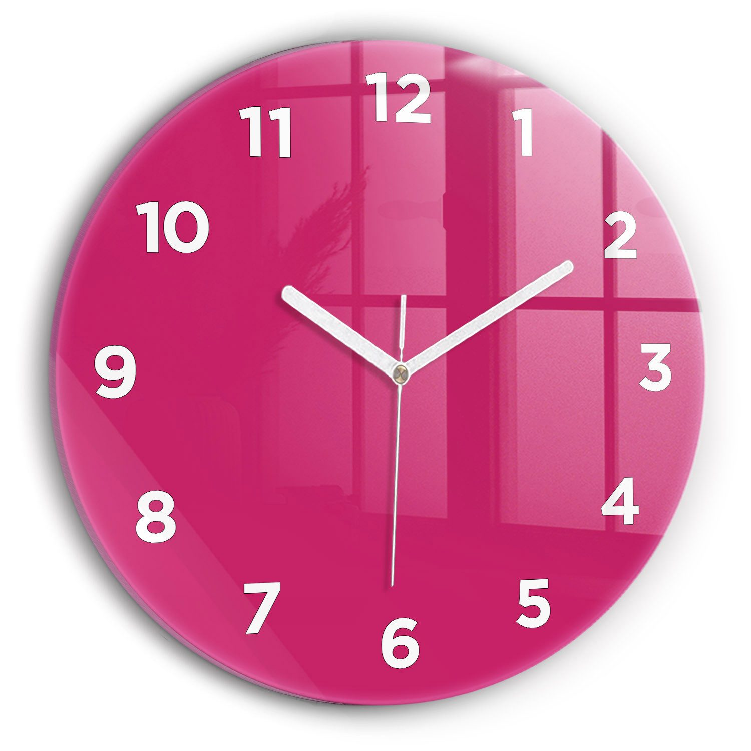 Tulup Wanduhr Wanduhr Glasrunde Uhr Moderne günstig online kaufen