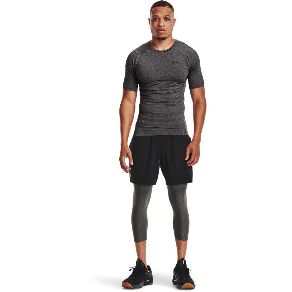 Under Armour® Trainingsshirt UA HG ARMOUR COMP SS Kurzarm-Design, Rundhalsausschnitt, atmungsaktives Material