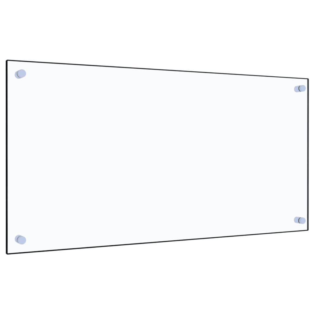 vidaXL Küchenrückwand Küchenrückwand Transparent 80×40 cm Hartglas, (1-tlg)