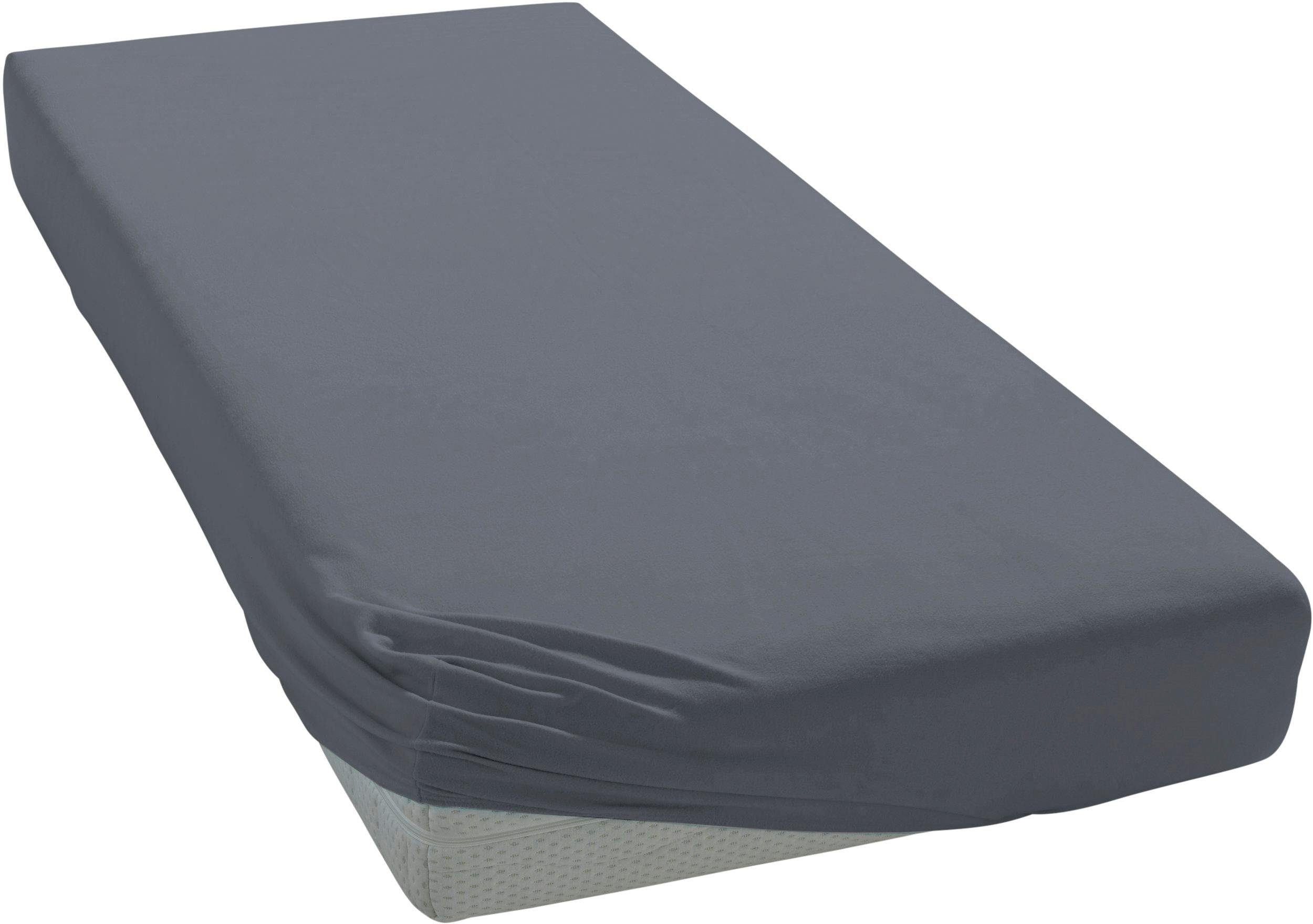Janine Janine Spannbetttuch Mako-Feinjersey 5007 salbeigrün (660) Größe:  6 günstig online kaufen