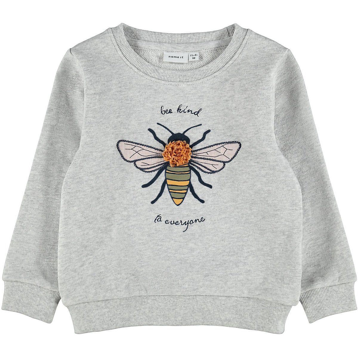 Kinder Kids (Gr. 92 -146) Name It Sweatshirt Sweatshirt NMFDASSI für Mädchen, Organic Cotton