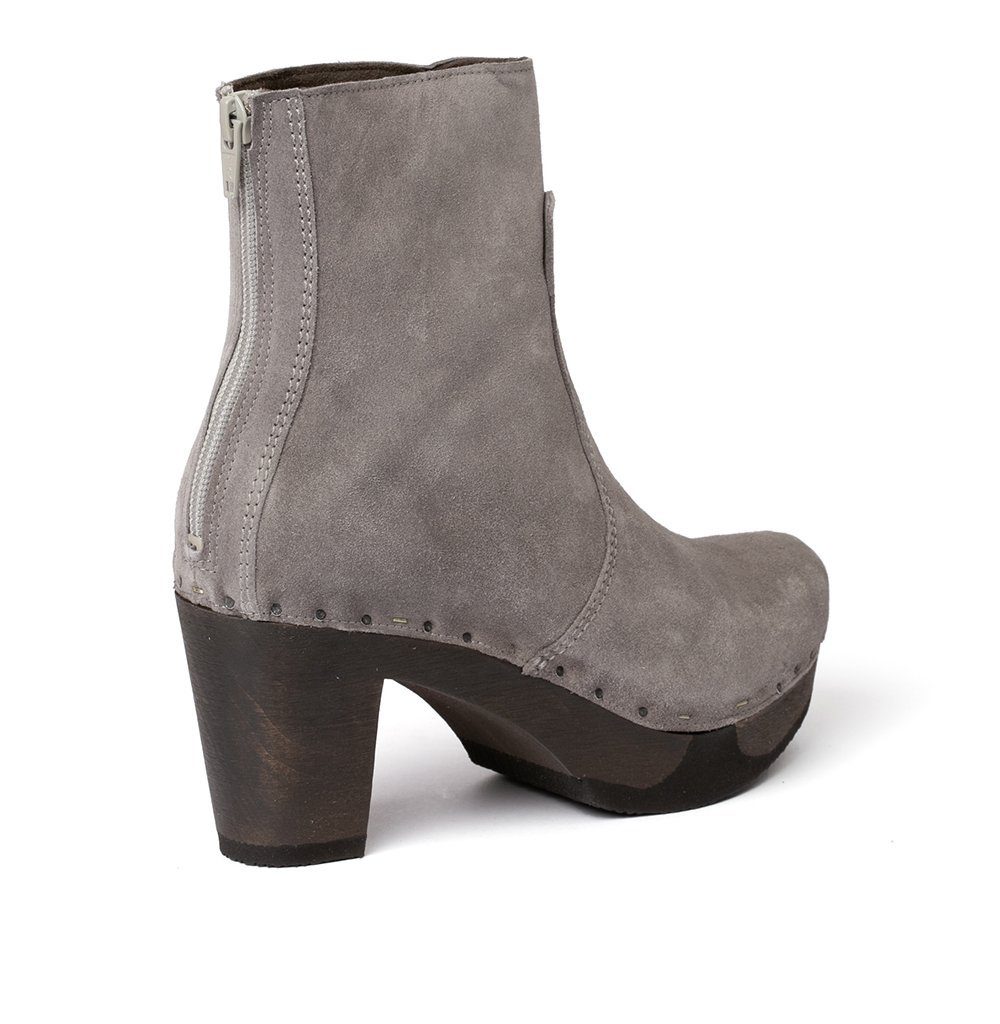 Softclox FRANKA Kaschmir grau (dunkel), Winter, Holz, Clogs, Damen, bequem günstig online kaufen